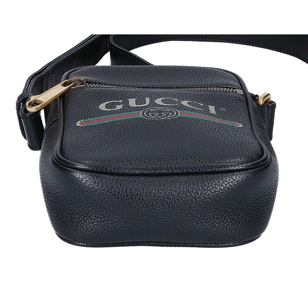 Gucci Black Leather Shoulder Bag (Pre-Owned)