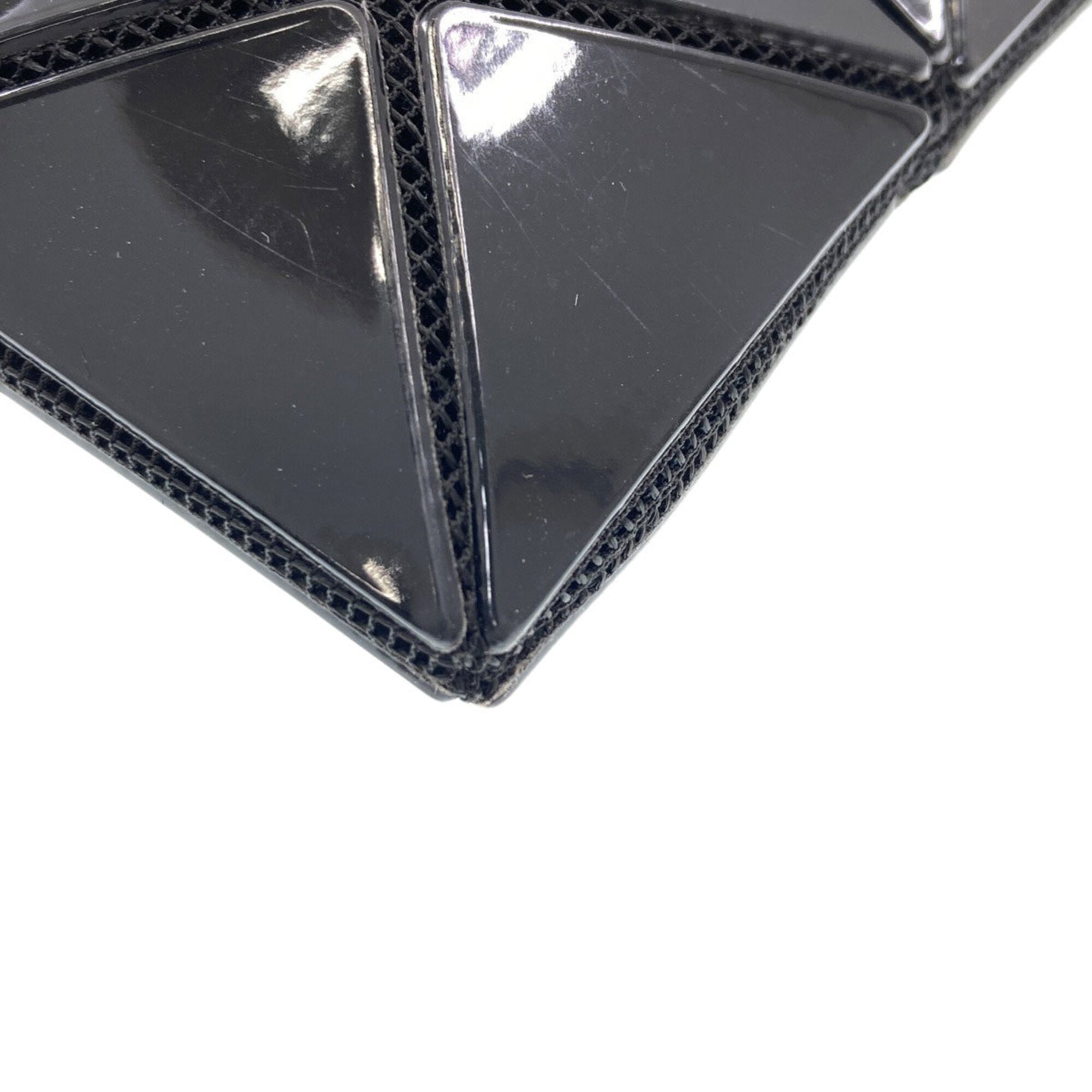 Issey Miyake Black Pvc Shoulder Bag (Pre-Owned)
