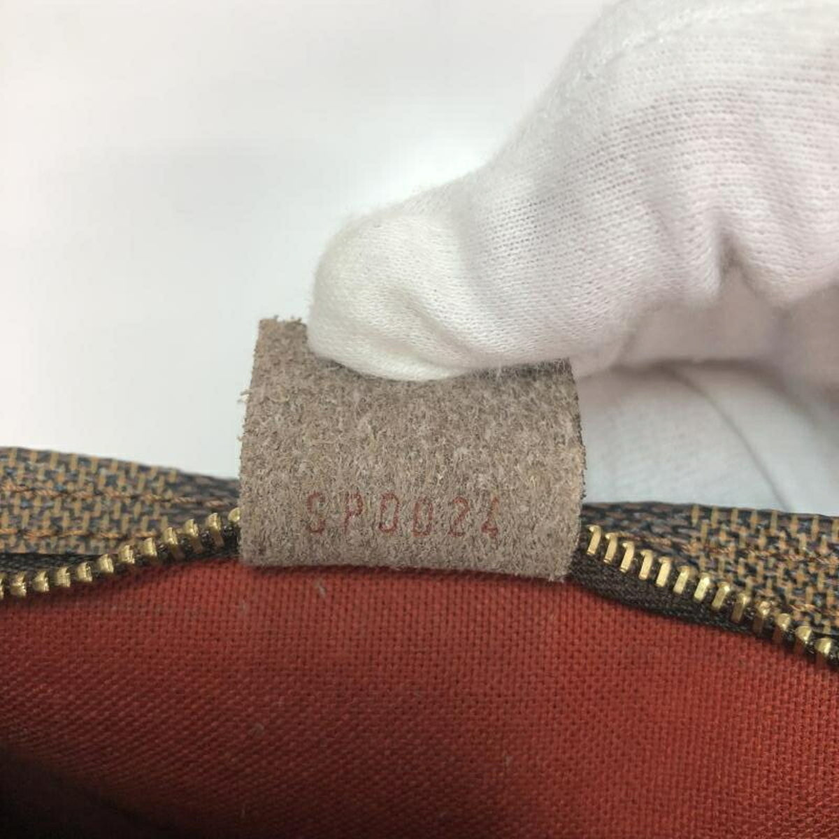 Louis Vuitton Brown Damier Canvas Pouch (Pre-Owned)