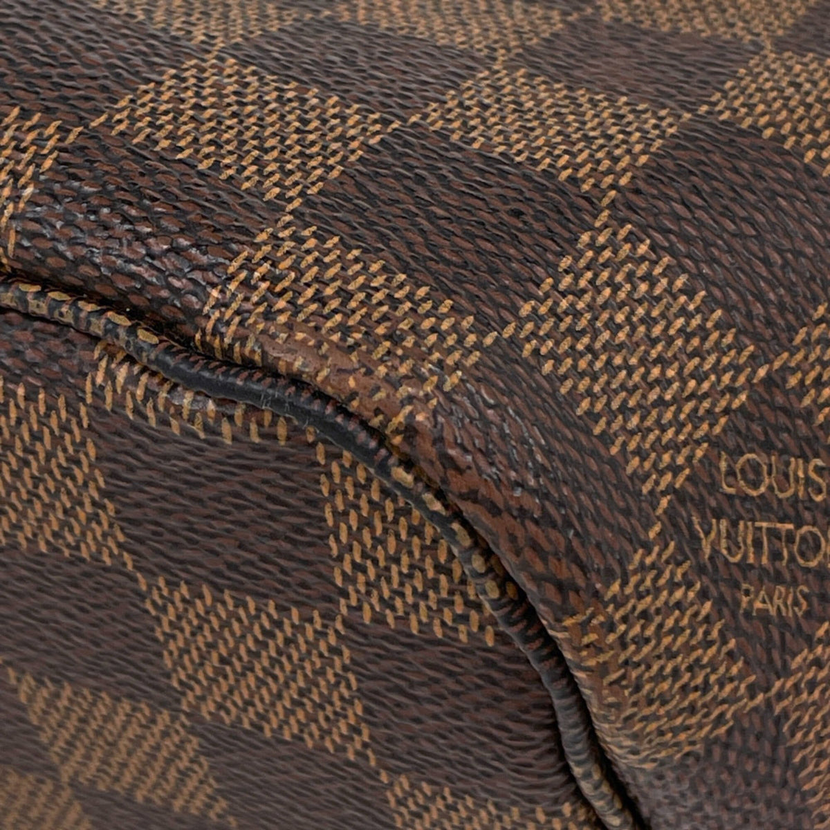 Louis Vuitton Brown Damier Canvas Handbag Tote Bag (Pre-Owned)