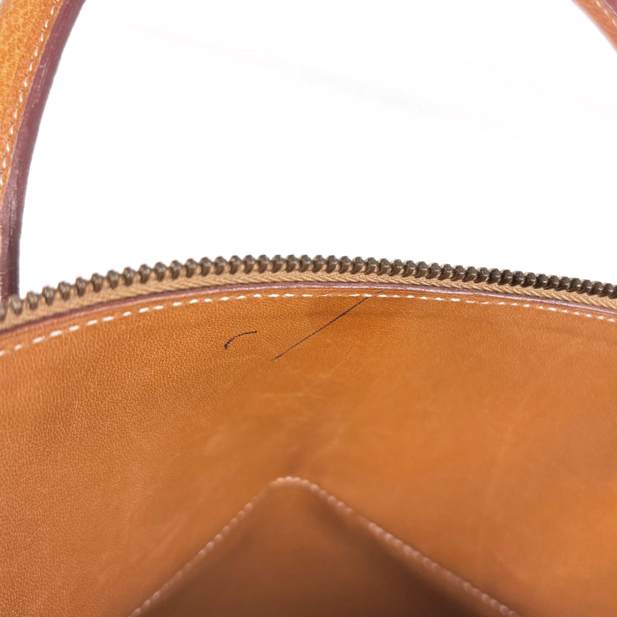 Hermes Bolide Natural Leather Handbag (Pre-Owned)
