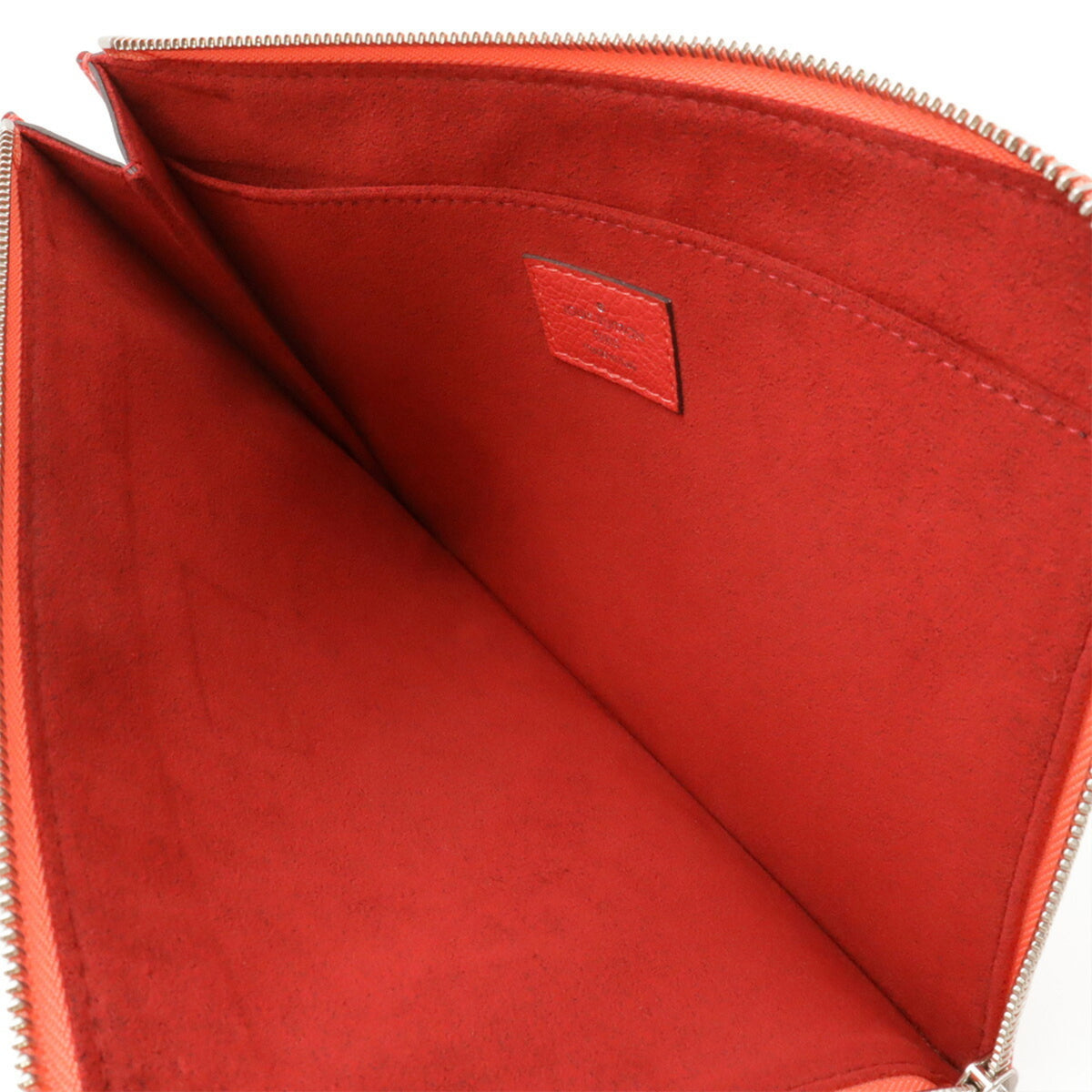 Louis Vuitton Poppy Petal Leather Clutch Bag Pochette (Pre-Owned)