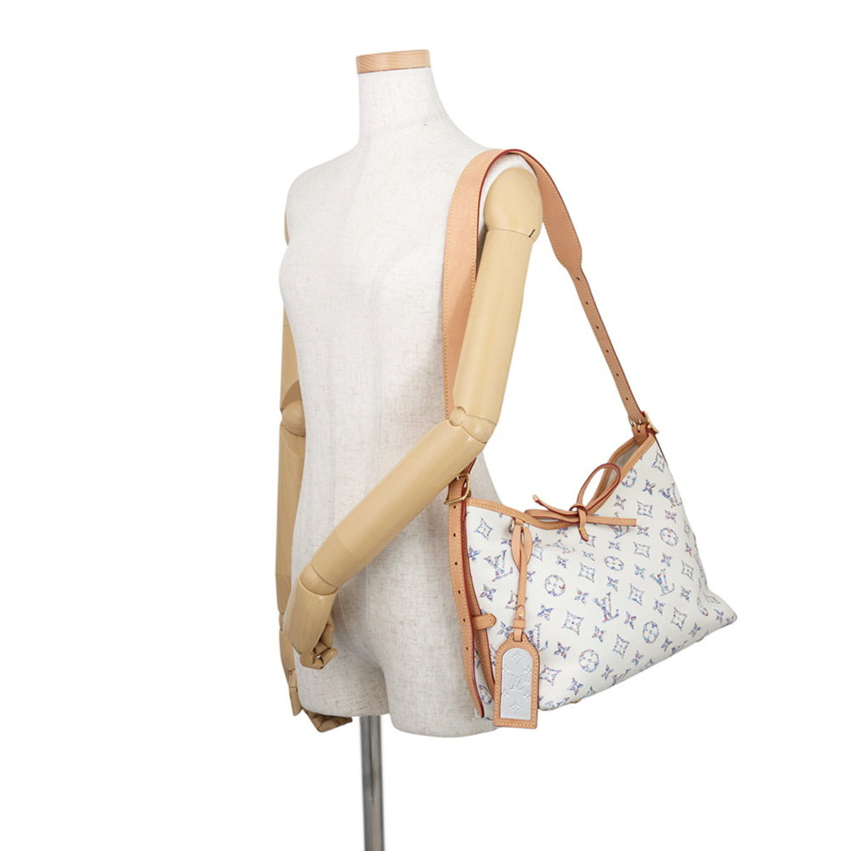 Louis Vuitton Monogram Off-White Or Monogram Handbag Pouch Shoulder Bag (Pre-Owned)