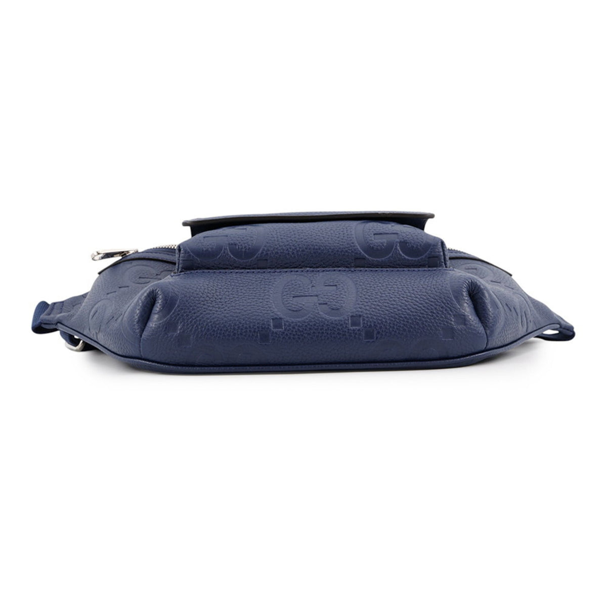 Gucci Blue Leather Handbag Sling Bag (Pre-Owned)