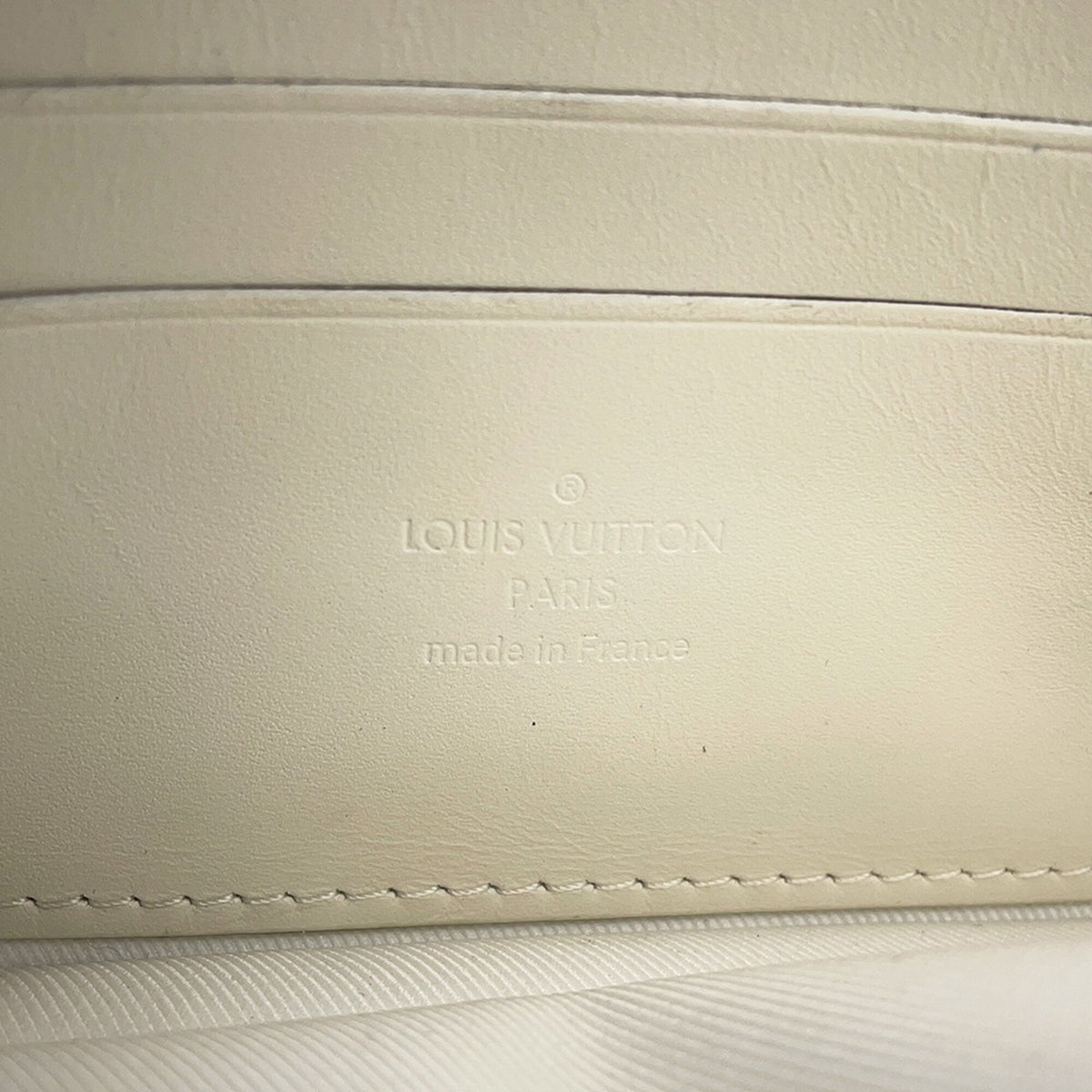 Louis Vuitton Monogram Empreinte White Monogram Empreinte Handbag Pochette (Pre-Owned)
