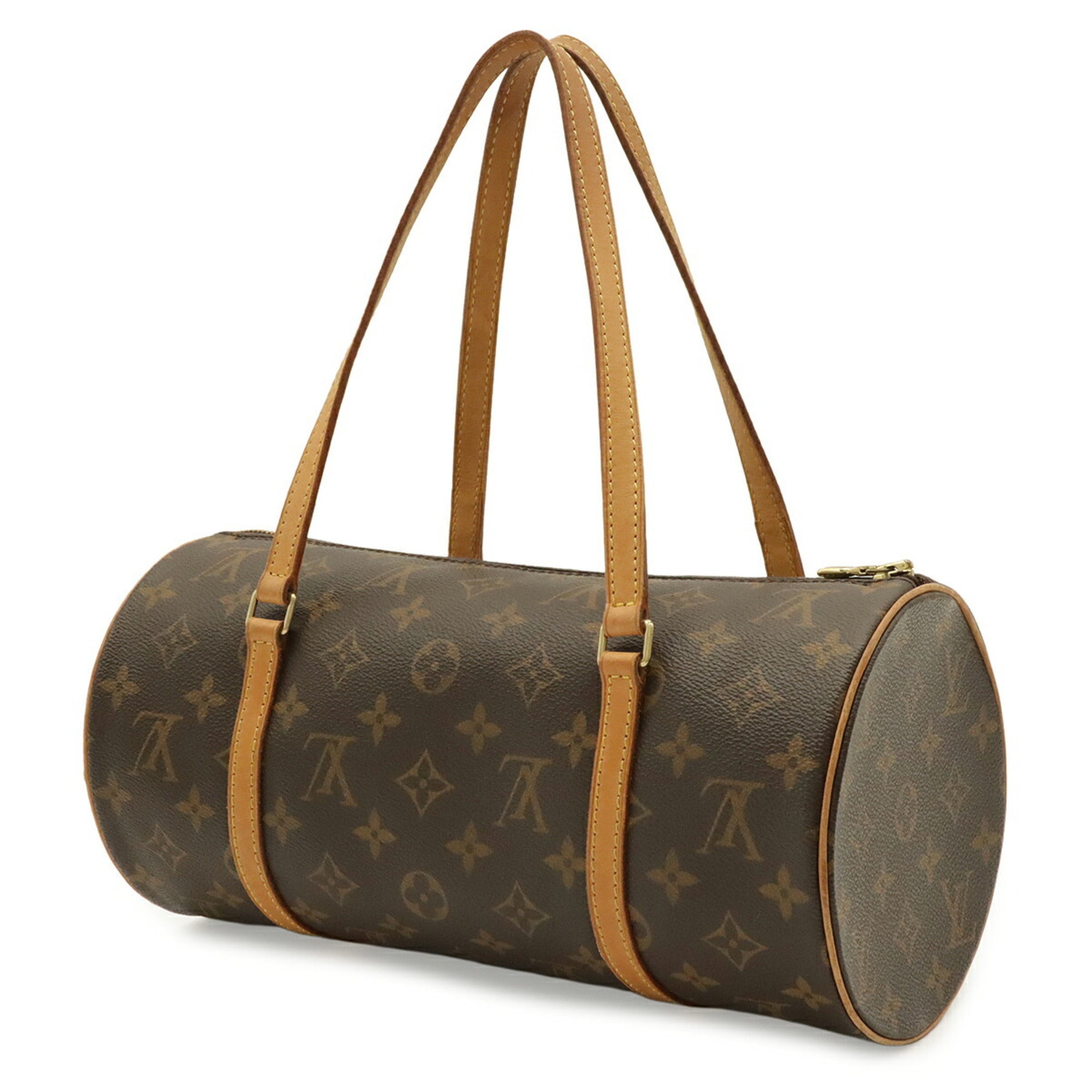 Louis Vuitton Brown Monogram Canvas Handbag (Pre-Owned)