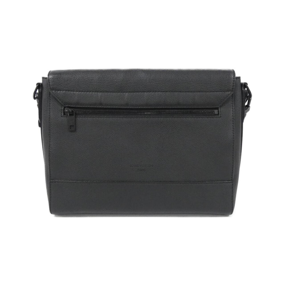 Louis Vuitton Black Leather Shoulder Bag (Pre-Owned)