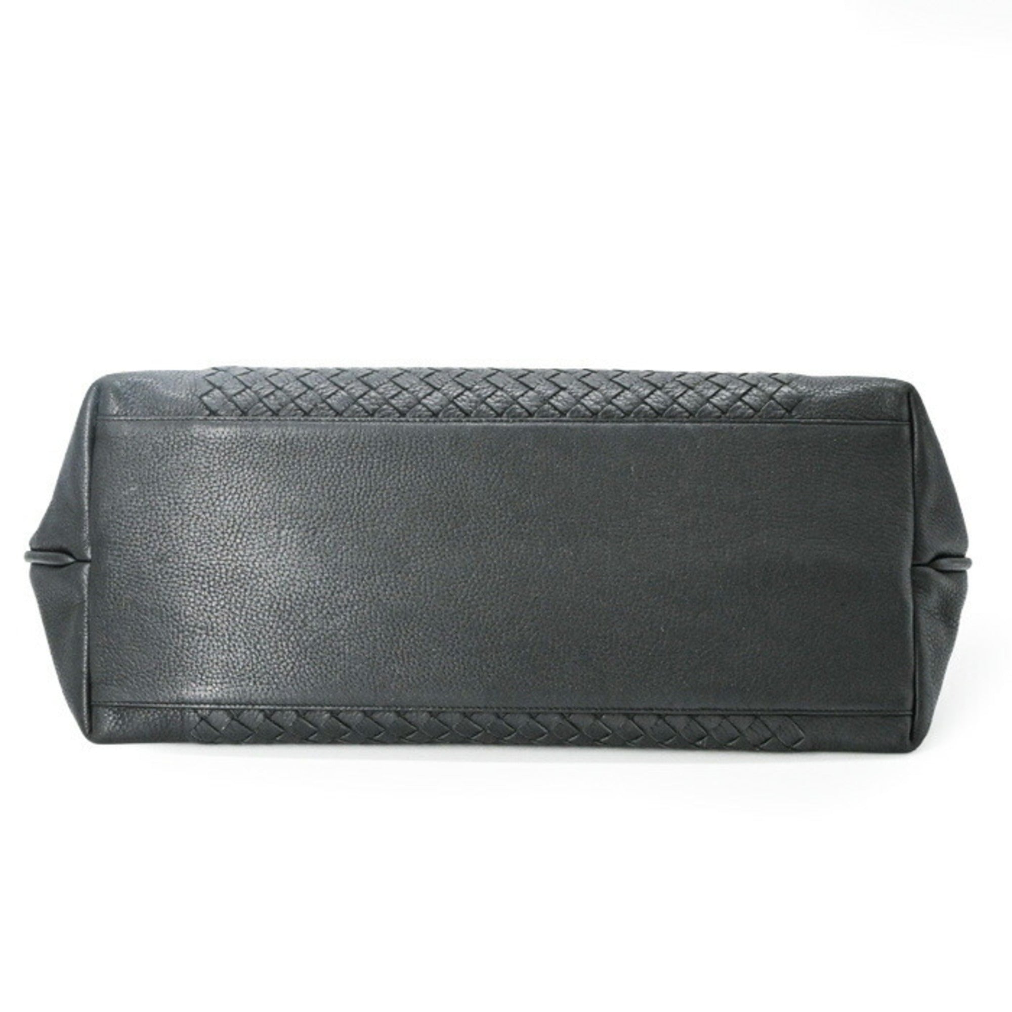Bottega Veneta Black Intrecciato Tote Bag (Pre-Owned)