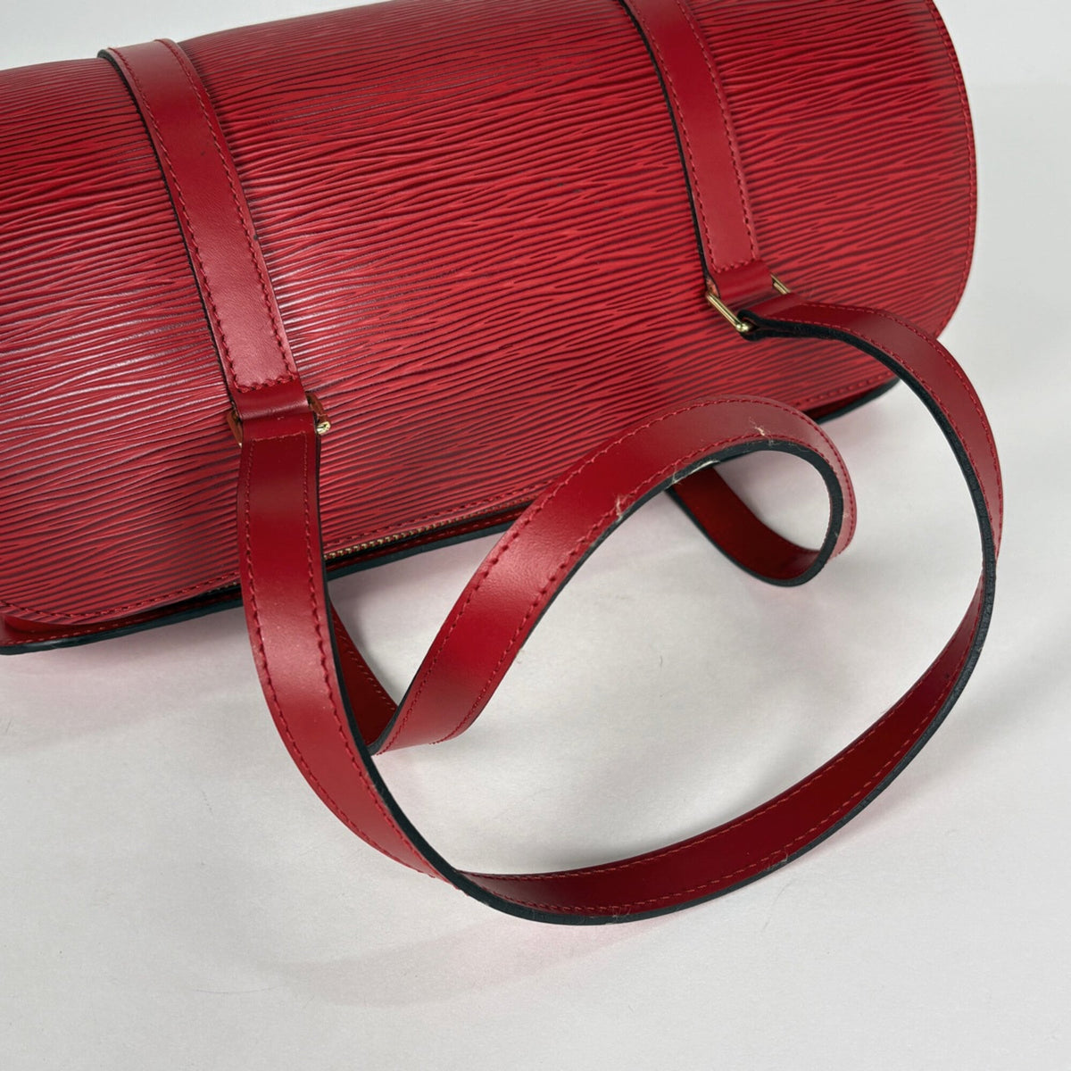 Louis Vuitton Epi Castilian Red Epi Leather Handbag (Pre-Owned)