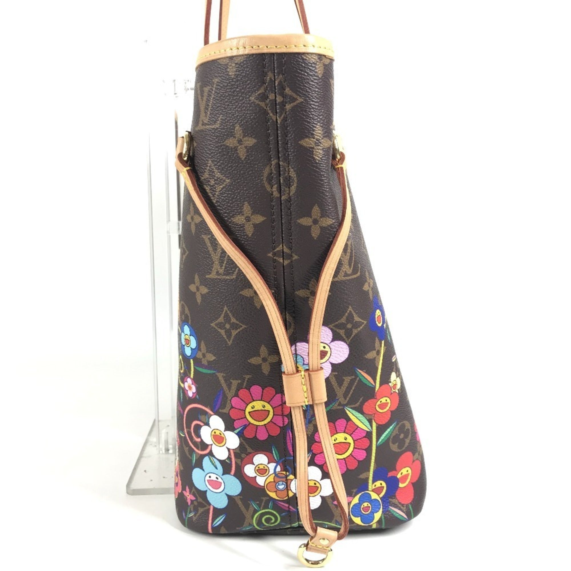 Louis Vuitton Brown Multi-Color Monogram Handbag Pouch Shoulder Bag Tote Bag (Pre-Owned)