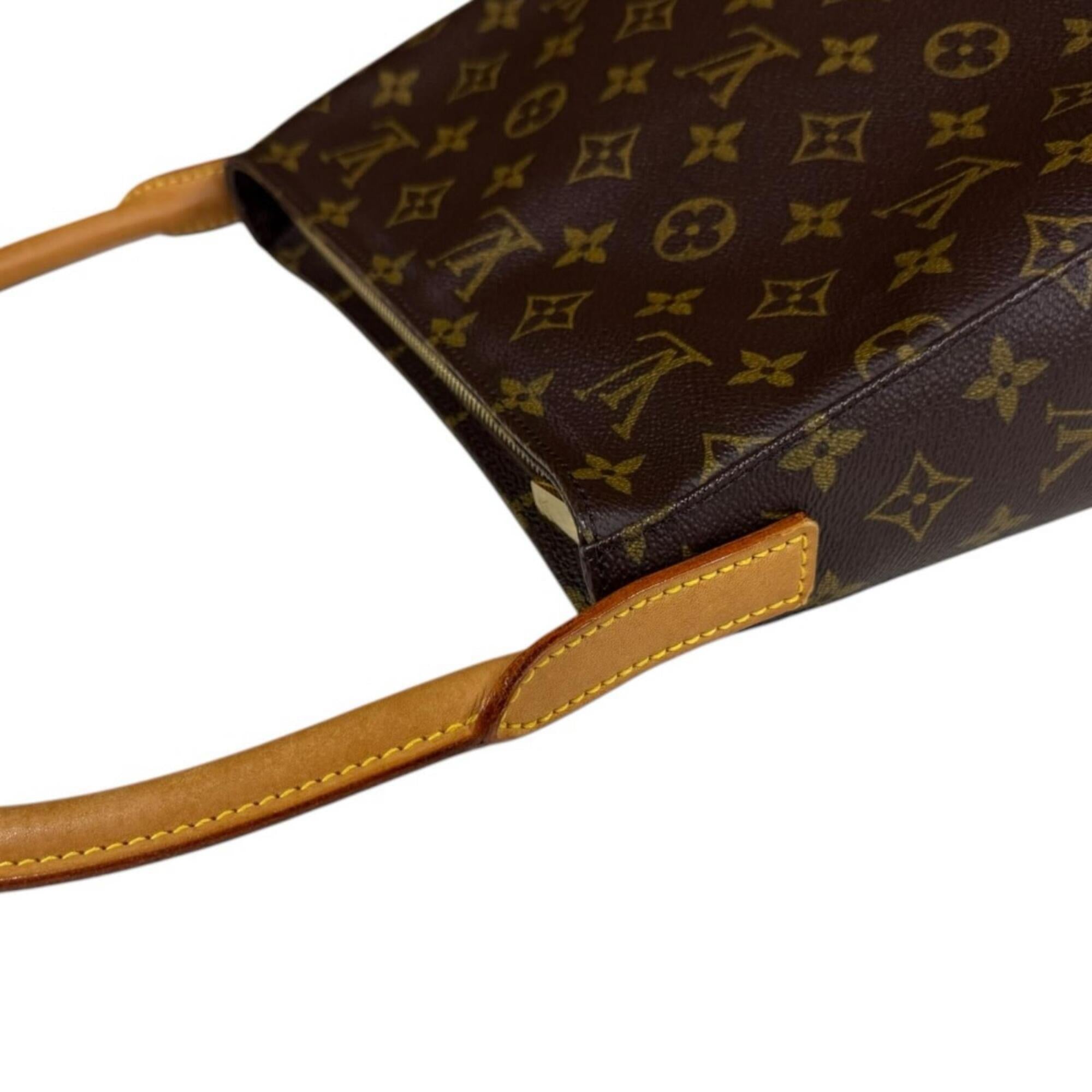 Louis Vuitton Brown Monogram Canvas Handbag (Pre-Owned)