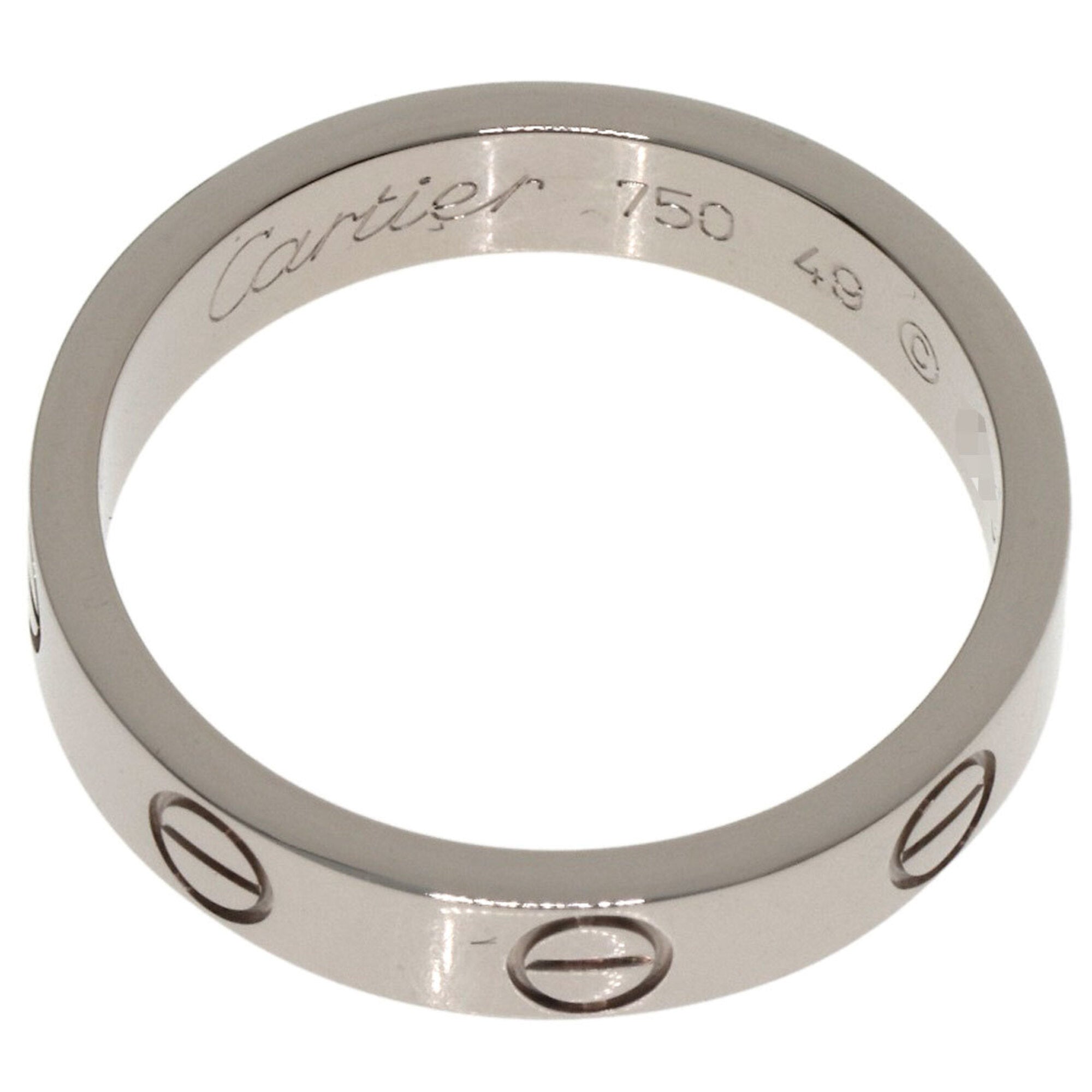 Cartier White Gold (18K) Band Ring (Pre-Owned)