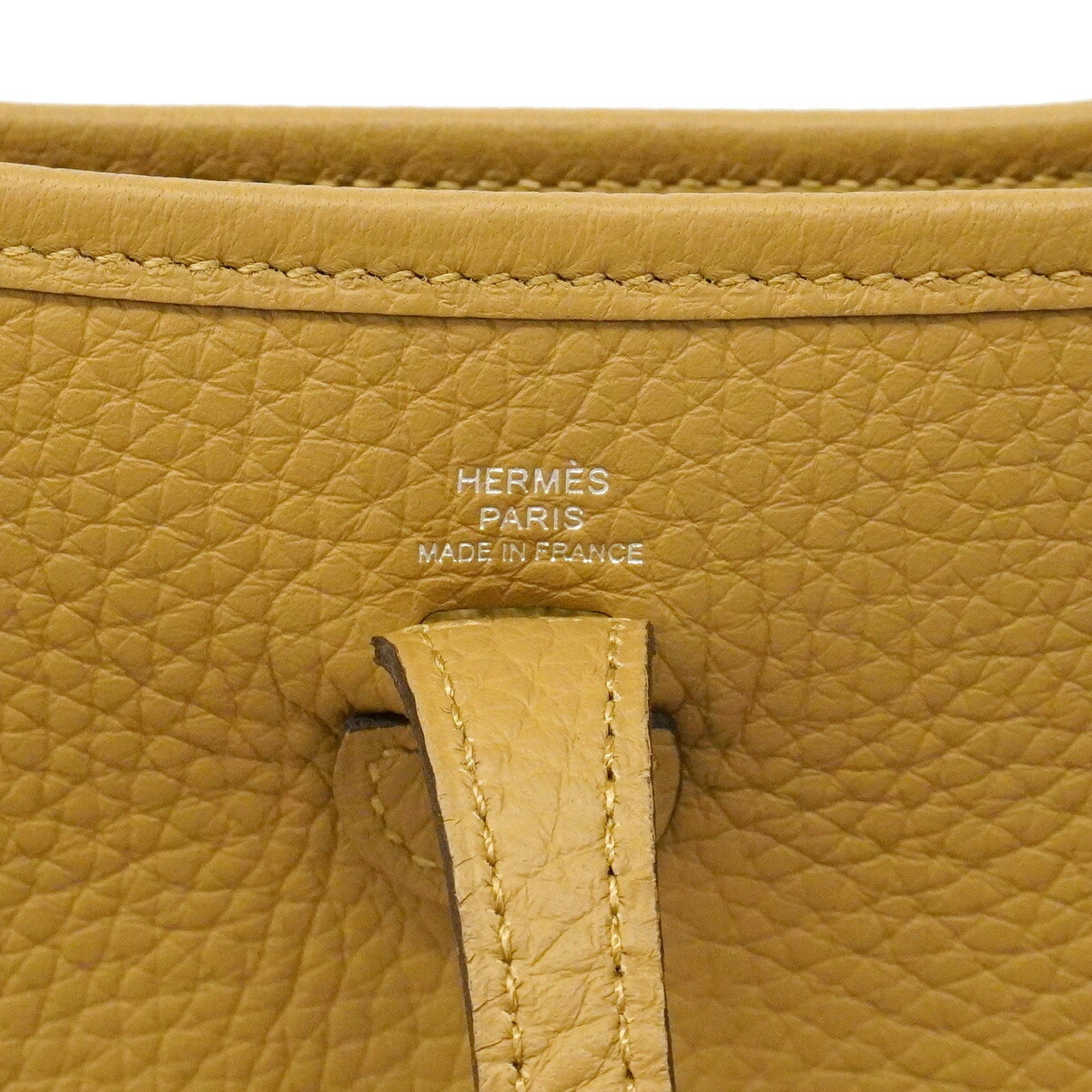 Hermes Brown Taurillon Clemence Leather Shoulder Bag (Pre-Owned)