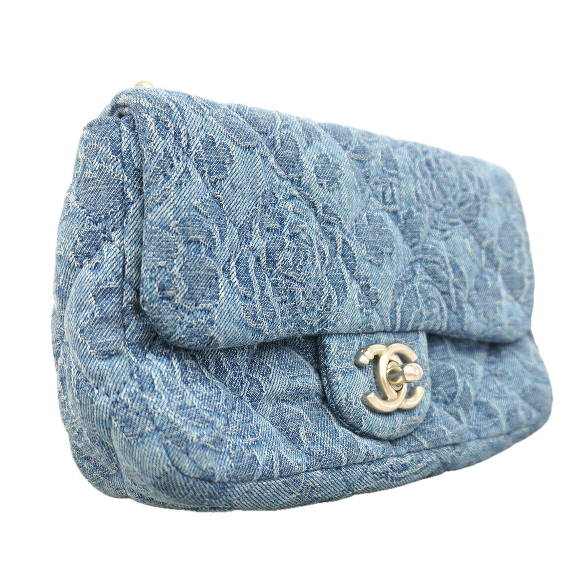 Chanel Blue Denim Shoulder Bag (Pre-Owned)