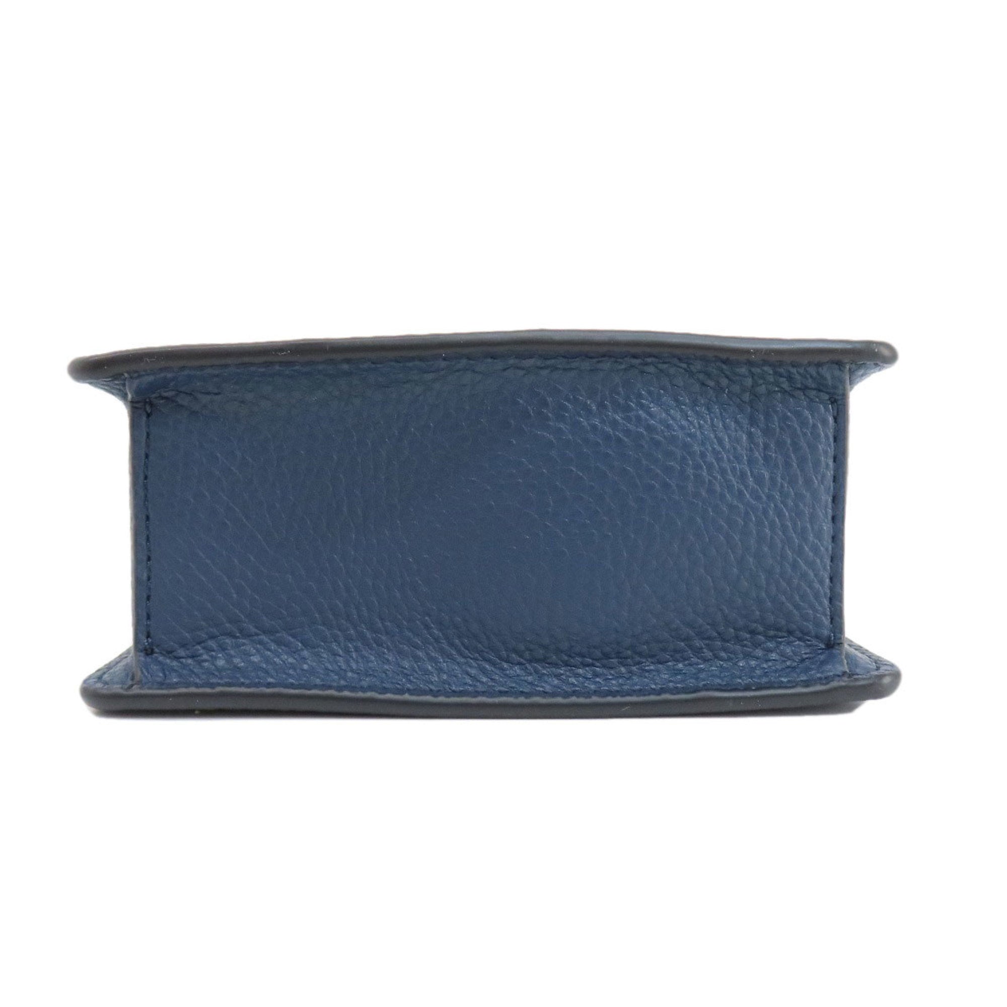 Michael Kors Navy Leather Shoulder Bag (Pre-Owned)