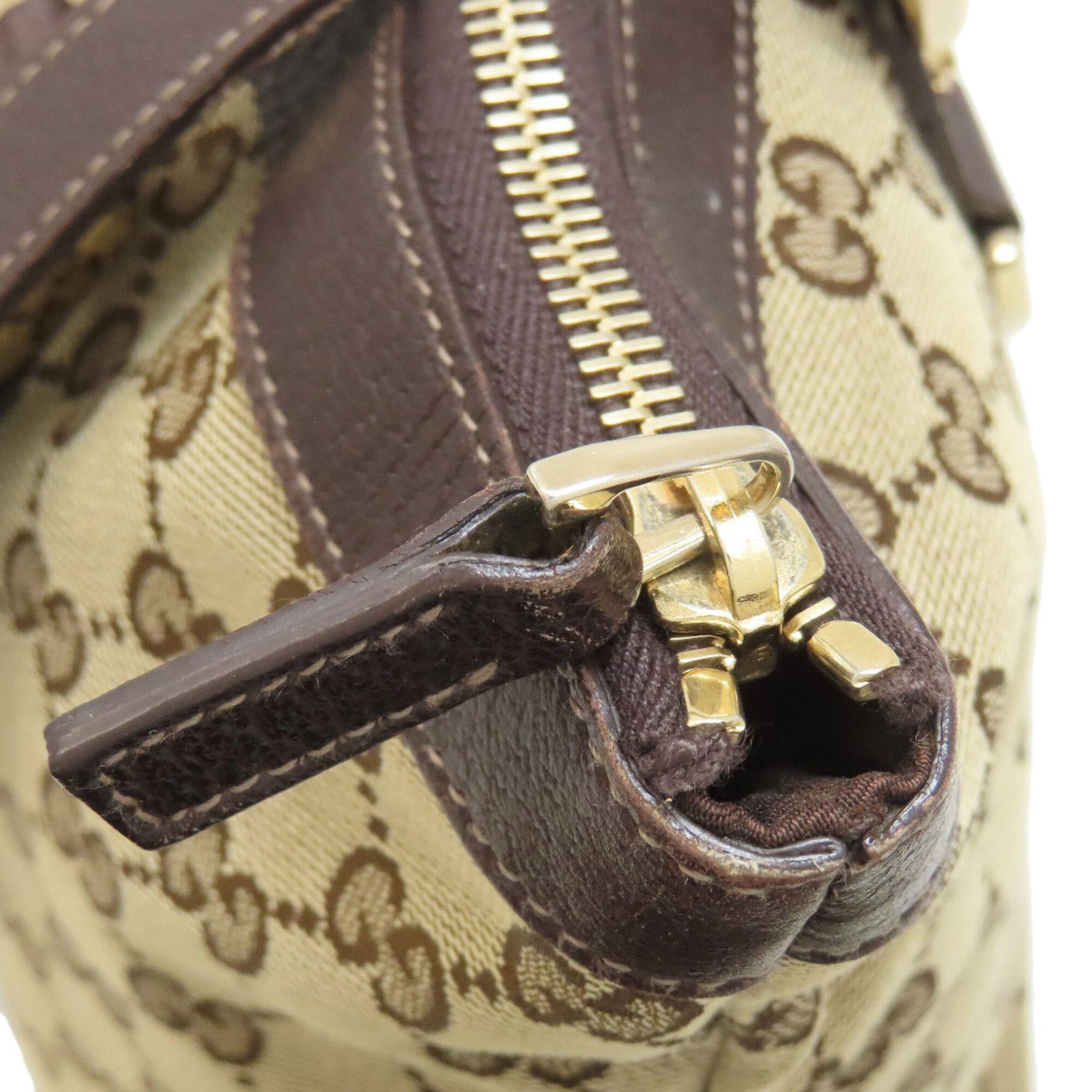 Gucci Brown Canvas Tote Bag (Pre-Owned)