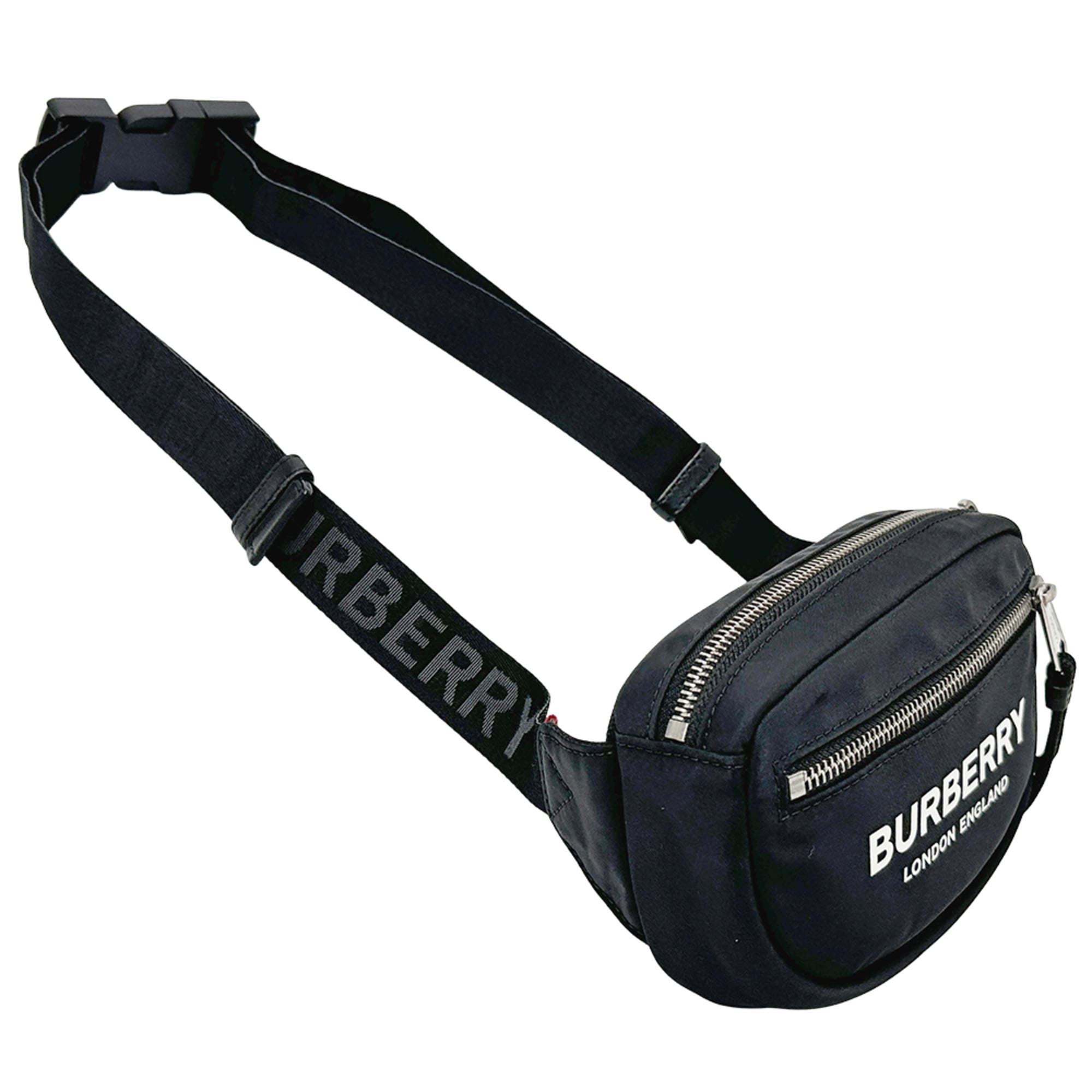 Burberry Black Nylon Handbag Sling Bag (Pre-Owned)