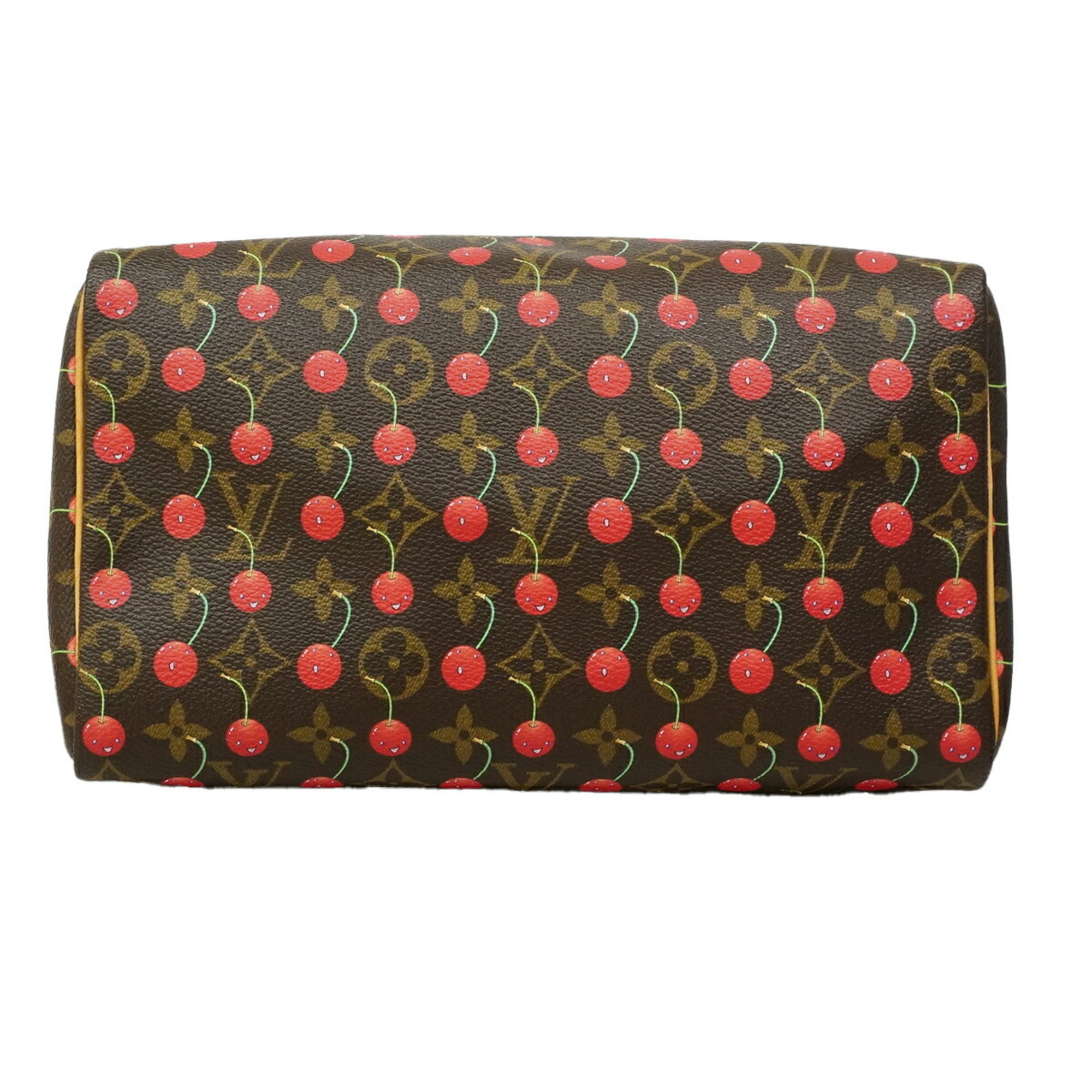 Louis Vuitton Brown Red Color Handbag (Pre-Owned)