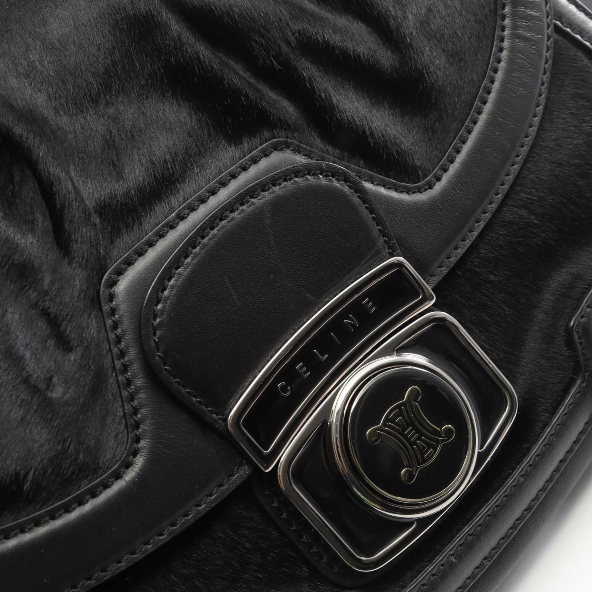 Celine Black Leather Handbag (Pre-Owned)