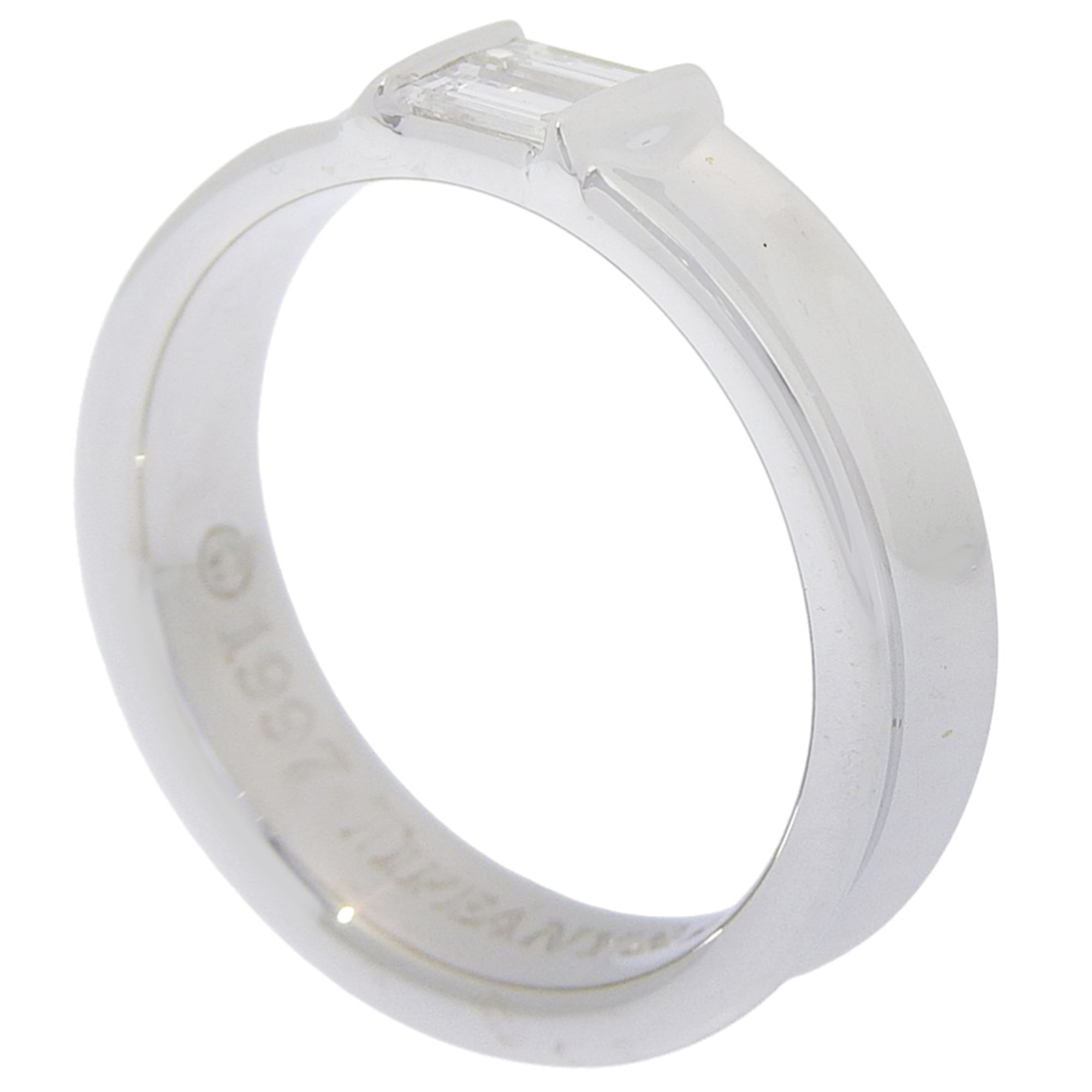 Tiffany White Gold (18K) Band Ring (Pre-Owned)