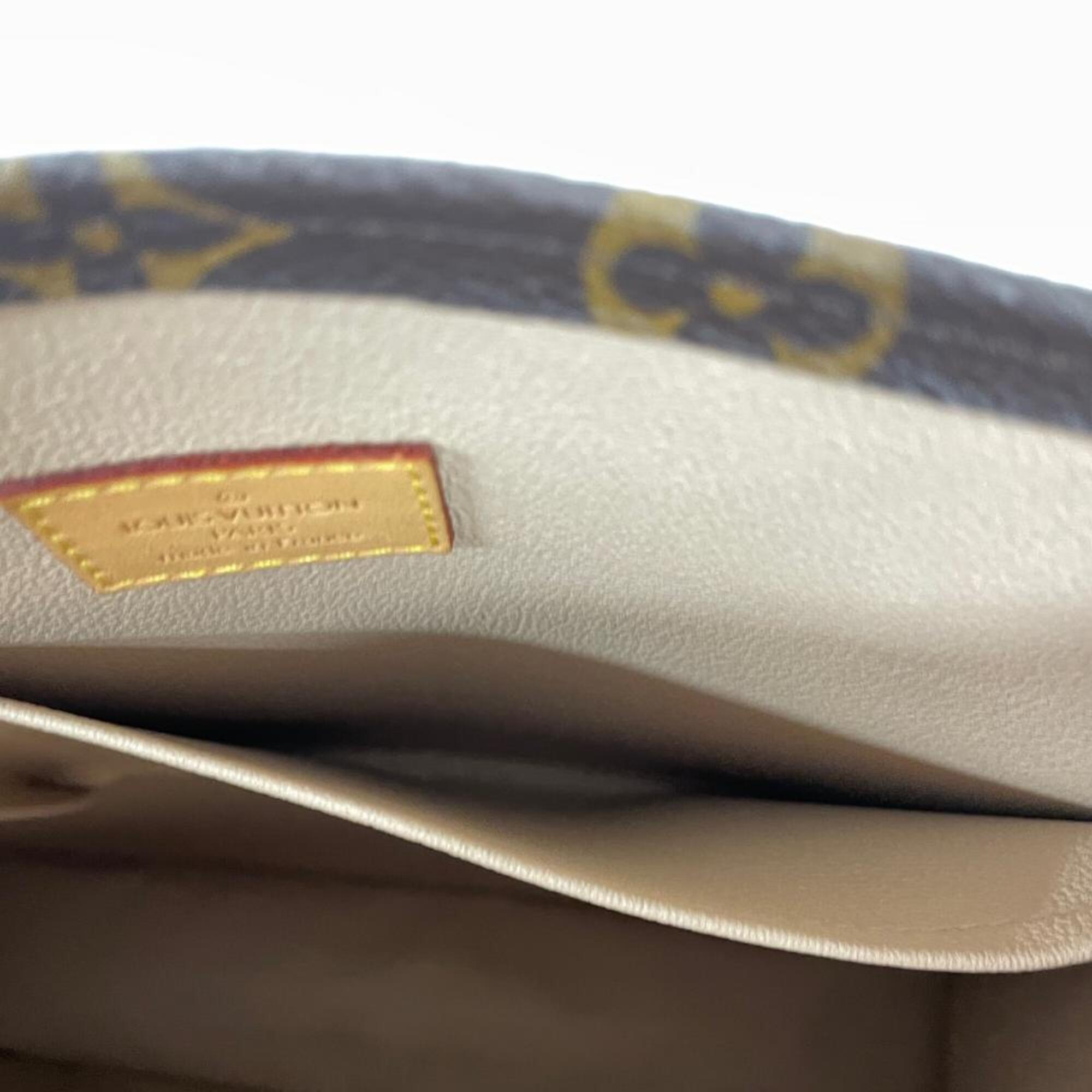 Louis Vuitton Brown Monogram Canvas Handbag (Pre-Owned)