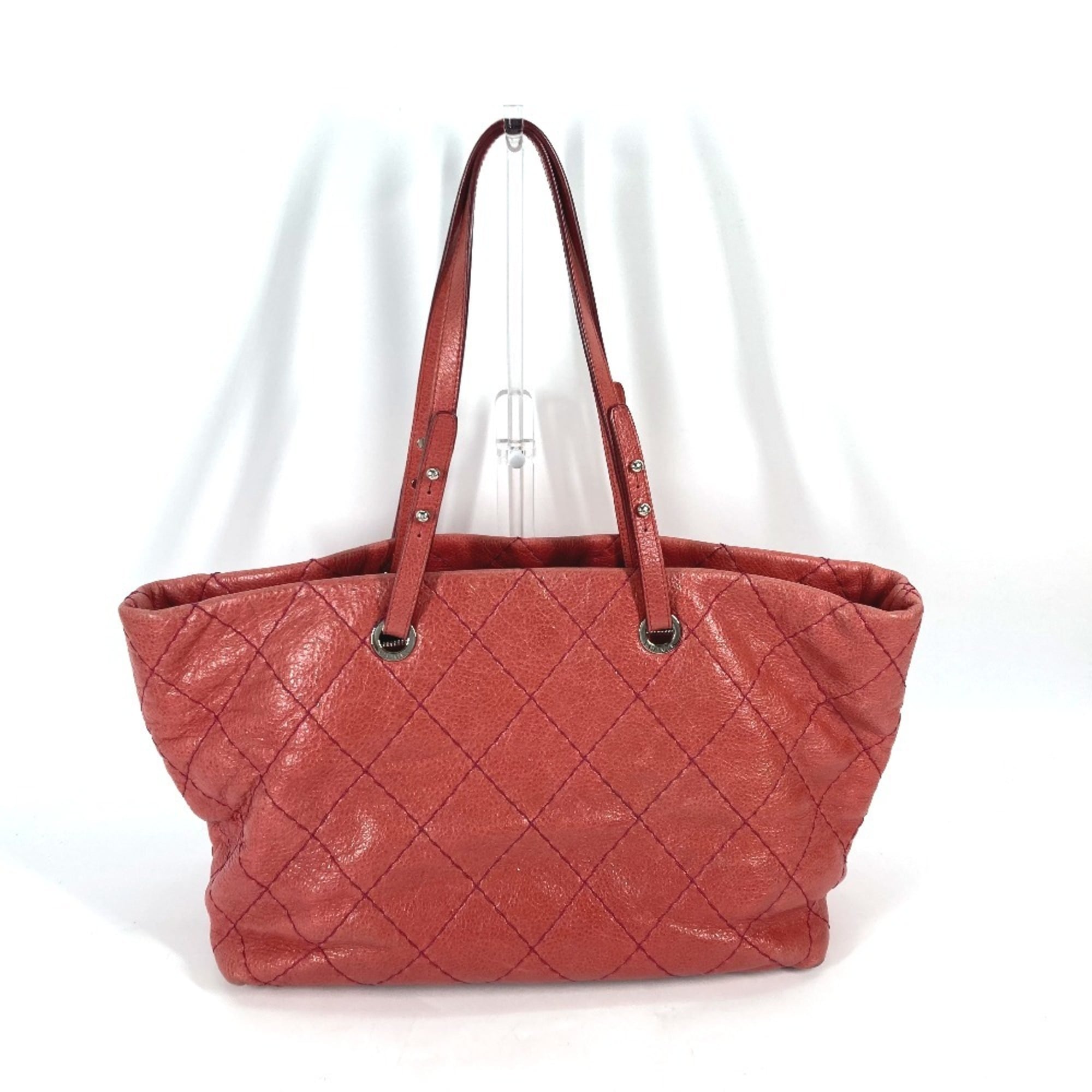Chanel On The Road Pink Caviar Leather Shoulder Bag Tote Bag (Pre-Owned)