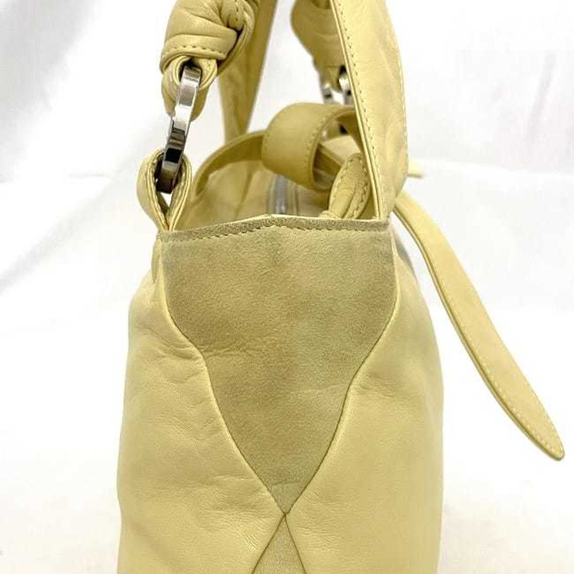 Loewe Yellow Leather Handbag Tote Bag (Pre-Owned)