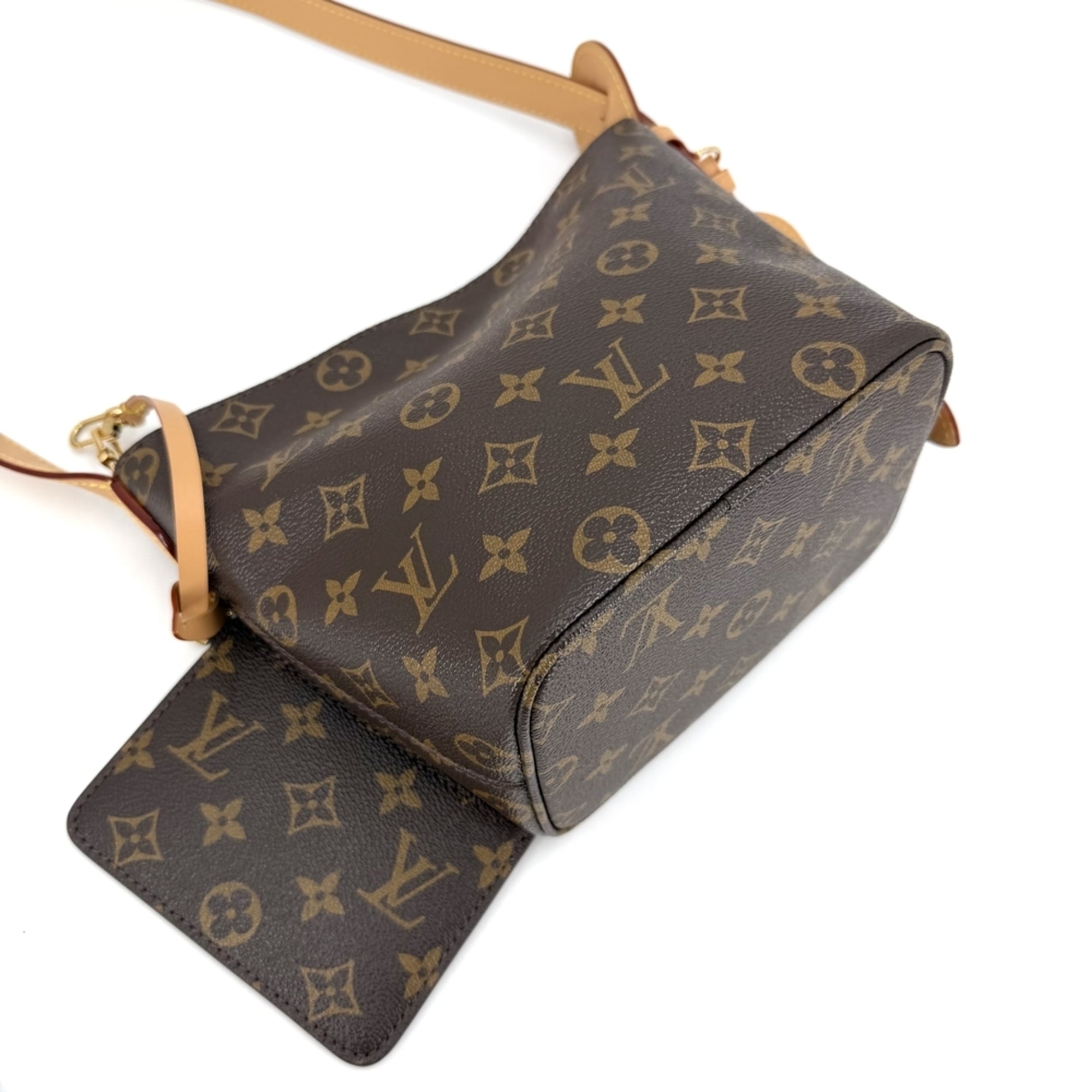 Louis Vuitton Monogram Brown Monogram Handbag Pouch Shoulder Bag (Pre-Owned)