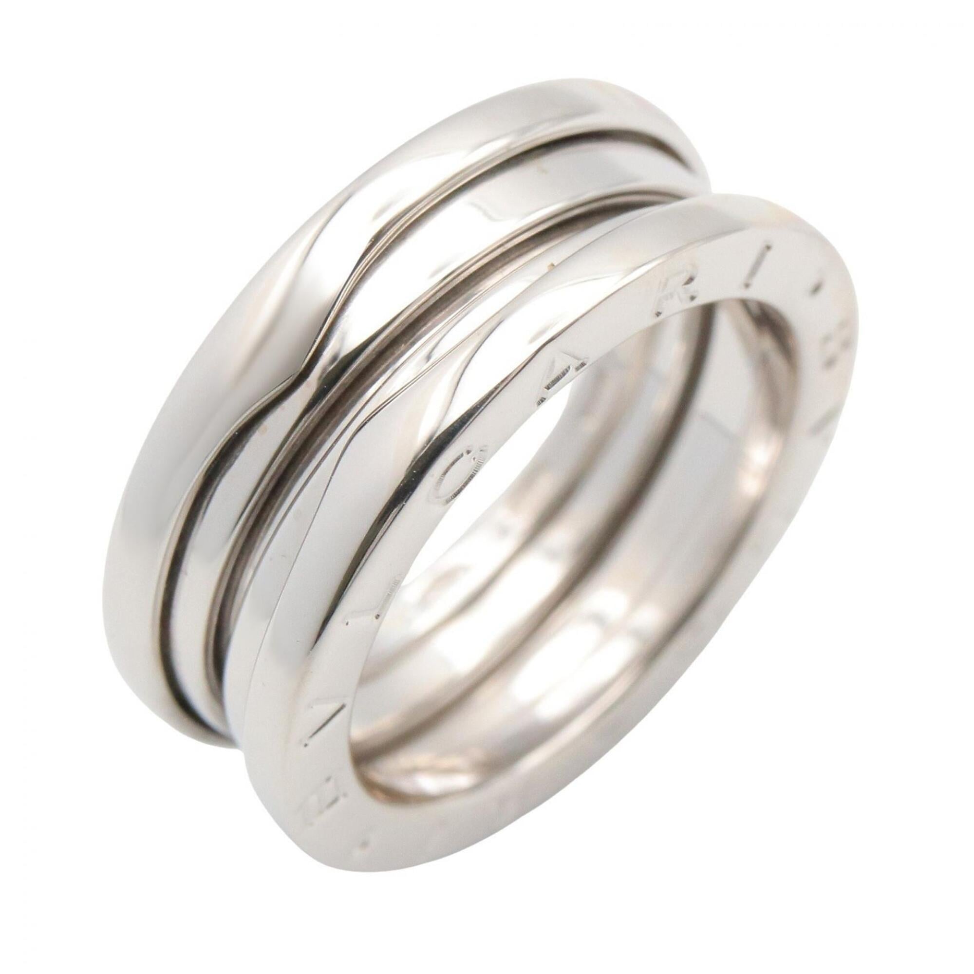 Bvlgari Silver White Gold (18K) Band Ring (Pre-Owned)