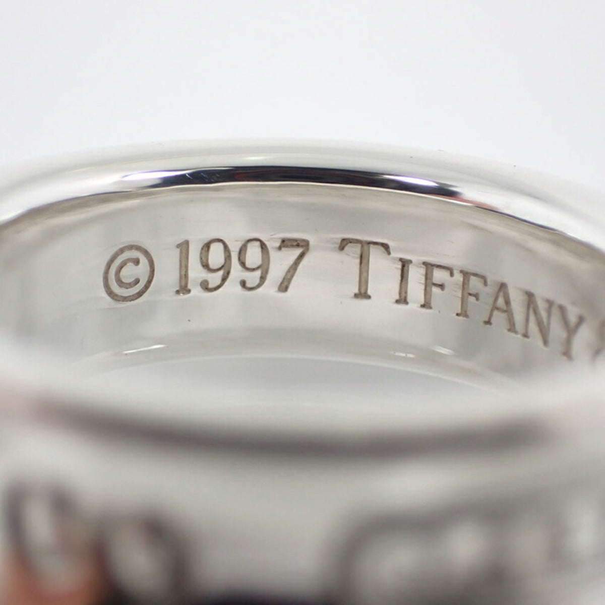 Tiffany Sterling Silver 925 Band Ring (Pre-Owned)