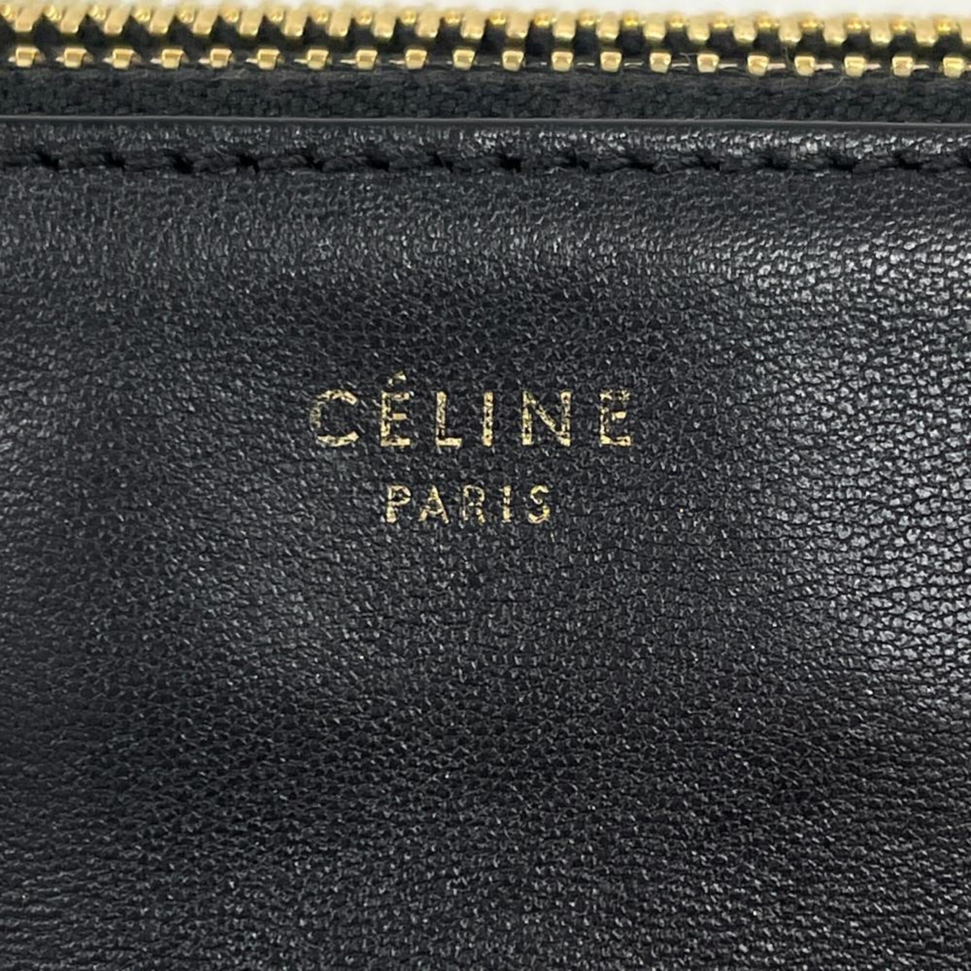 Celine Black Leather Shoulder Bag (Pre-Owned)