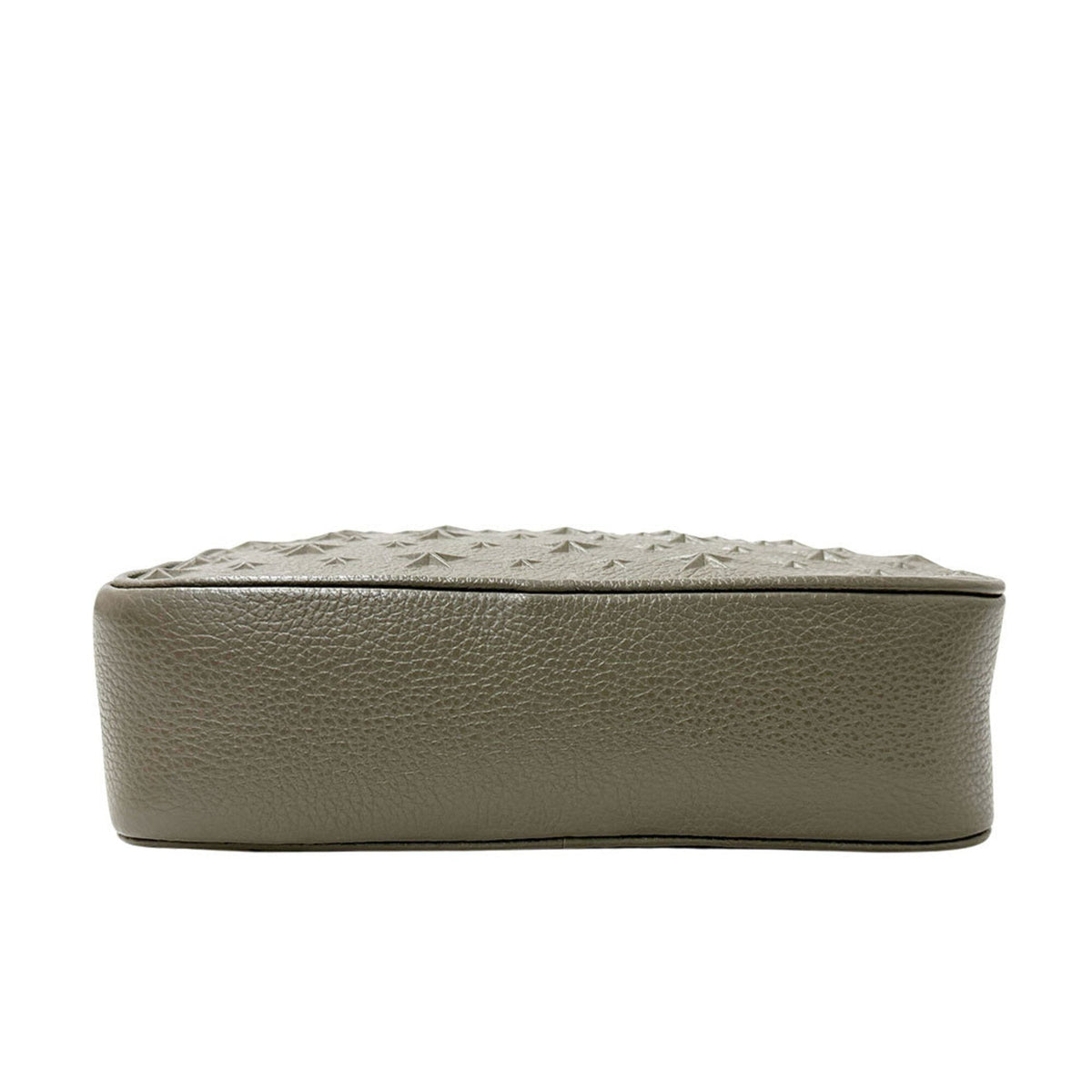 Jimmy Choo Green Khaki Leather Shoulder Bag (Pre-Owned)