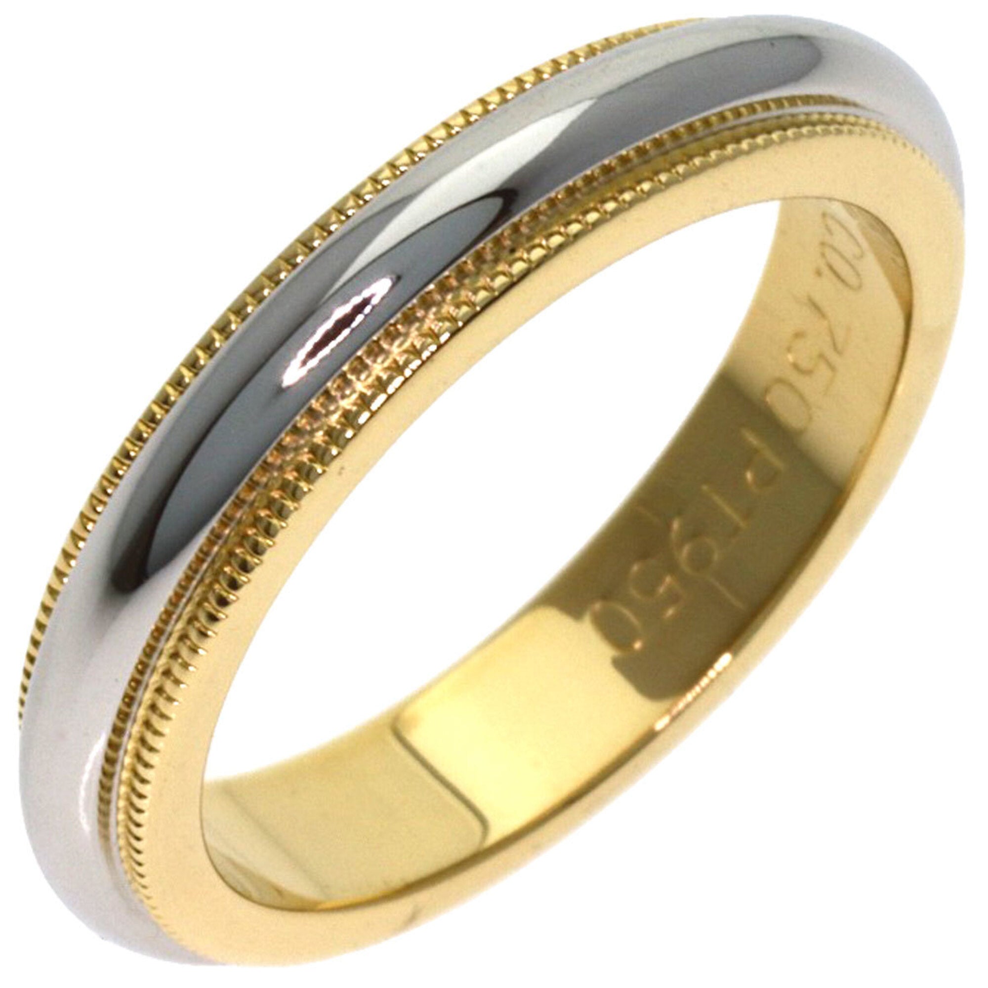 Tiffany Yellow Gold (18K) Platinum 950 Band Ring (Pre-Owned)