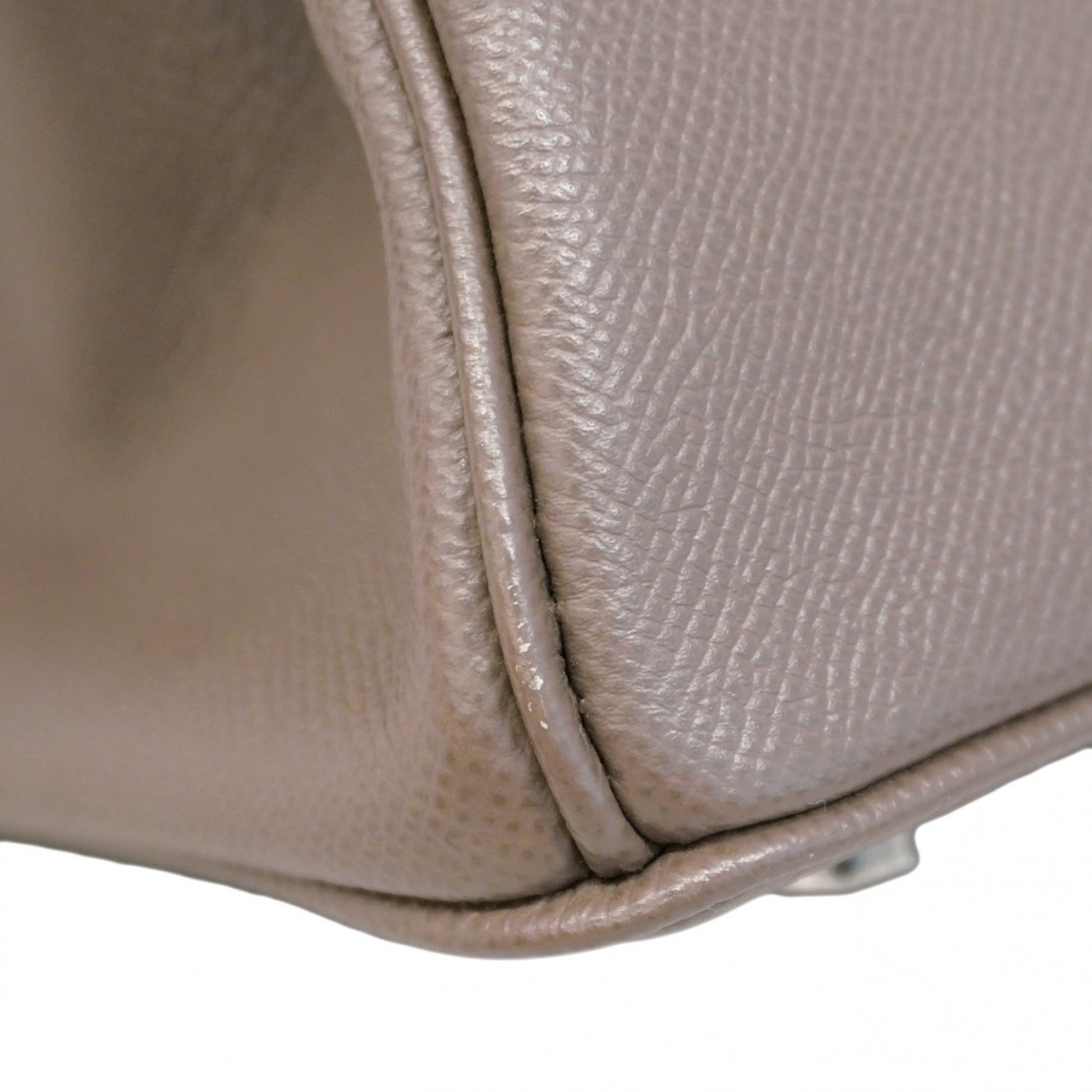 Hermes Etain Epsom Leather Handbag (Pre-Owned)