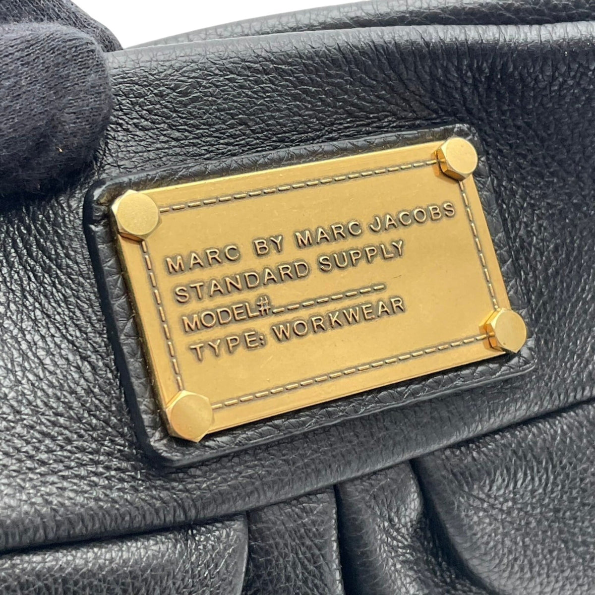 Marc By Marc Jacobs Black Leather Shoulder Bag (Pre-Owned)