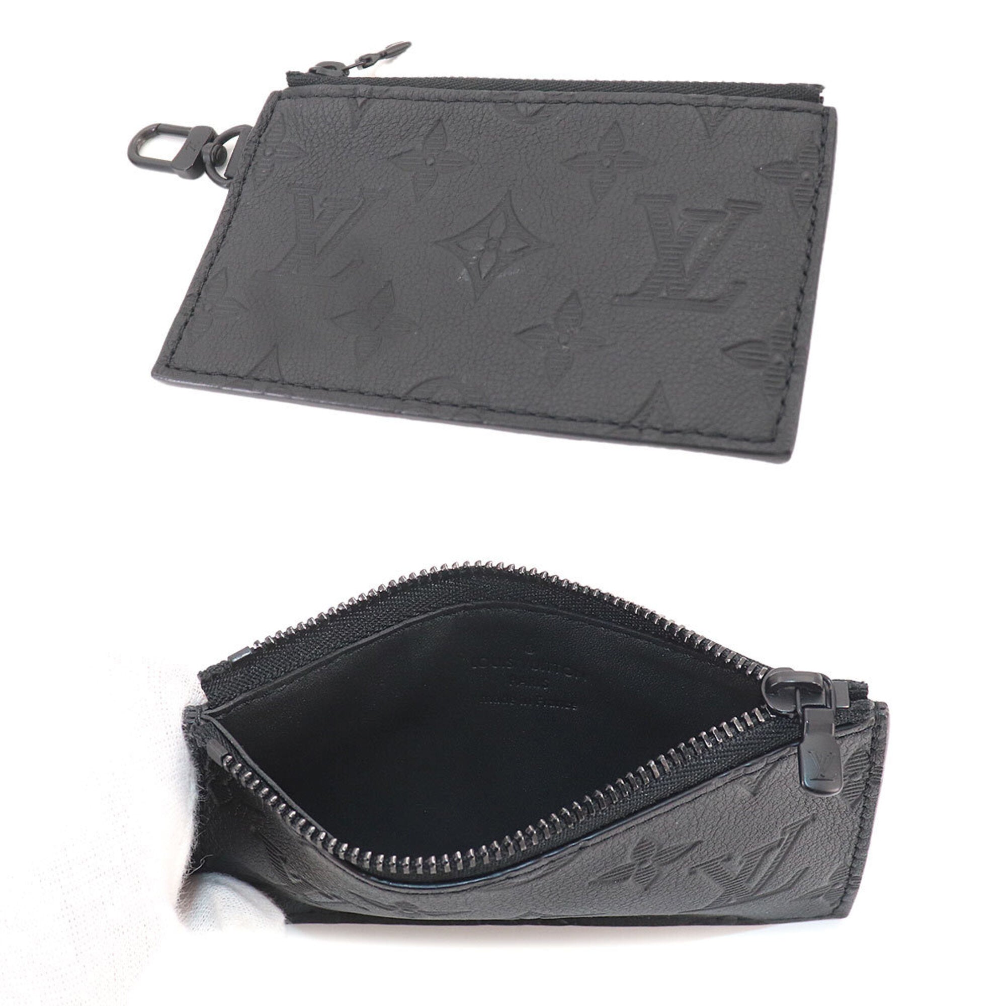 Louis Vuitton Black Monogram Leather Handbag Shoulder Bag (Pre-Owned)