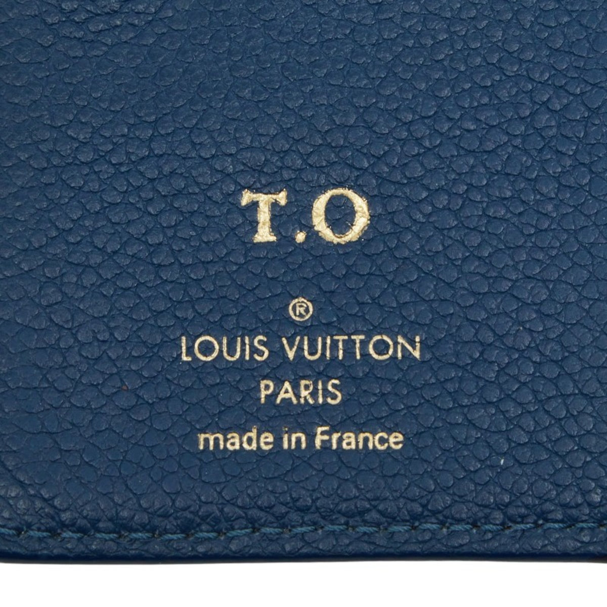 Louis Vuitton Blue White Leather Wallet (Bi-Fold) (Pre-Owned)