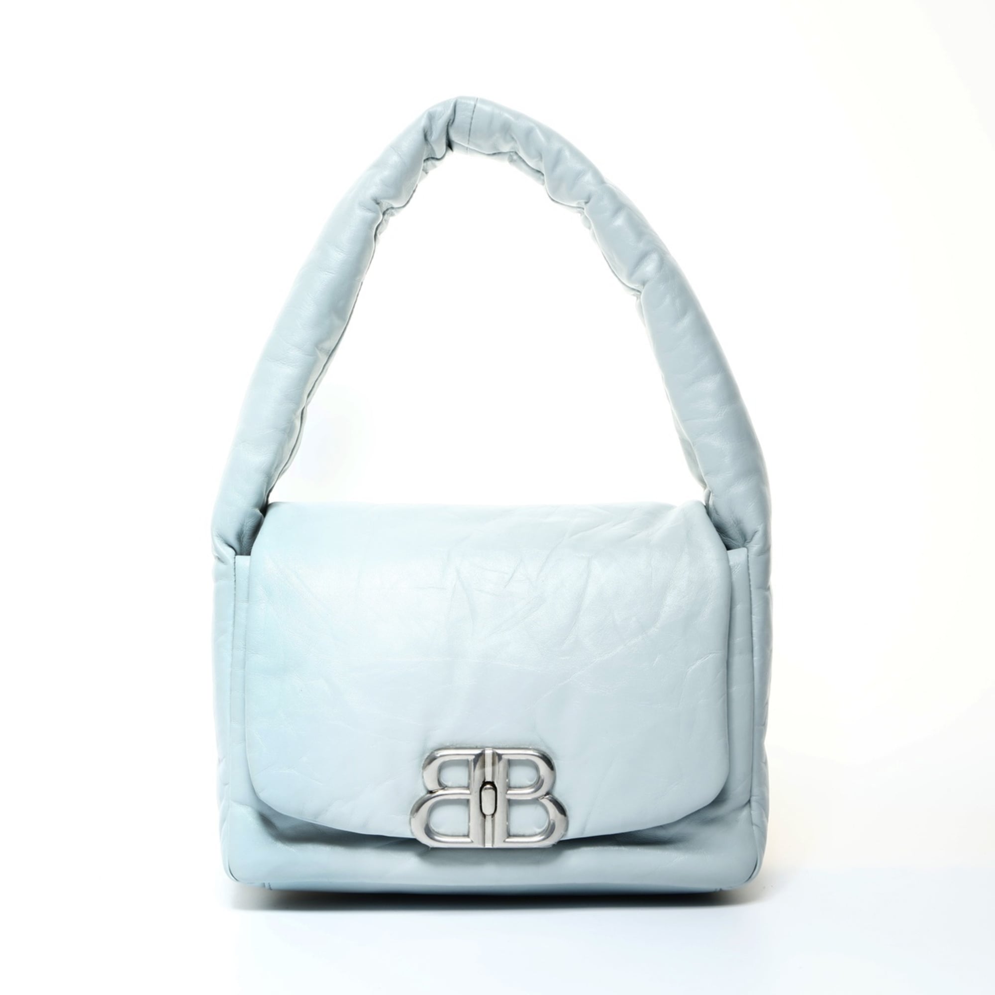 Balenciaga Blue Leather Shoulder Bag (Pre-Owned)