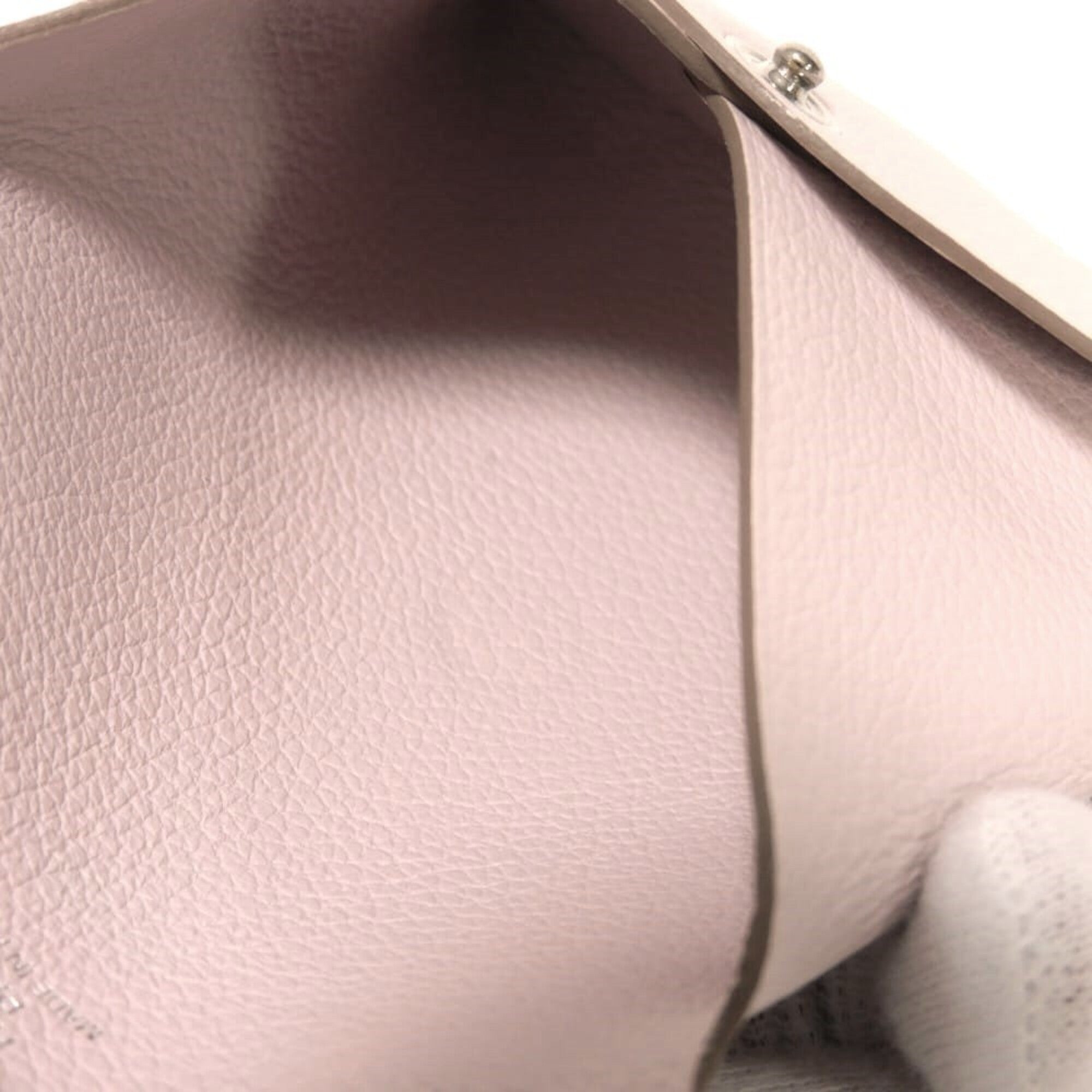 Hermes Pink Evercalf Leather Coin Purse/Coin Case (Pre-Owned)