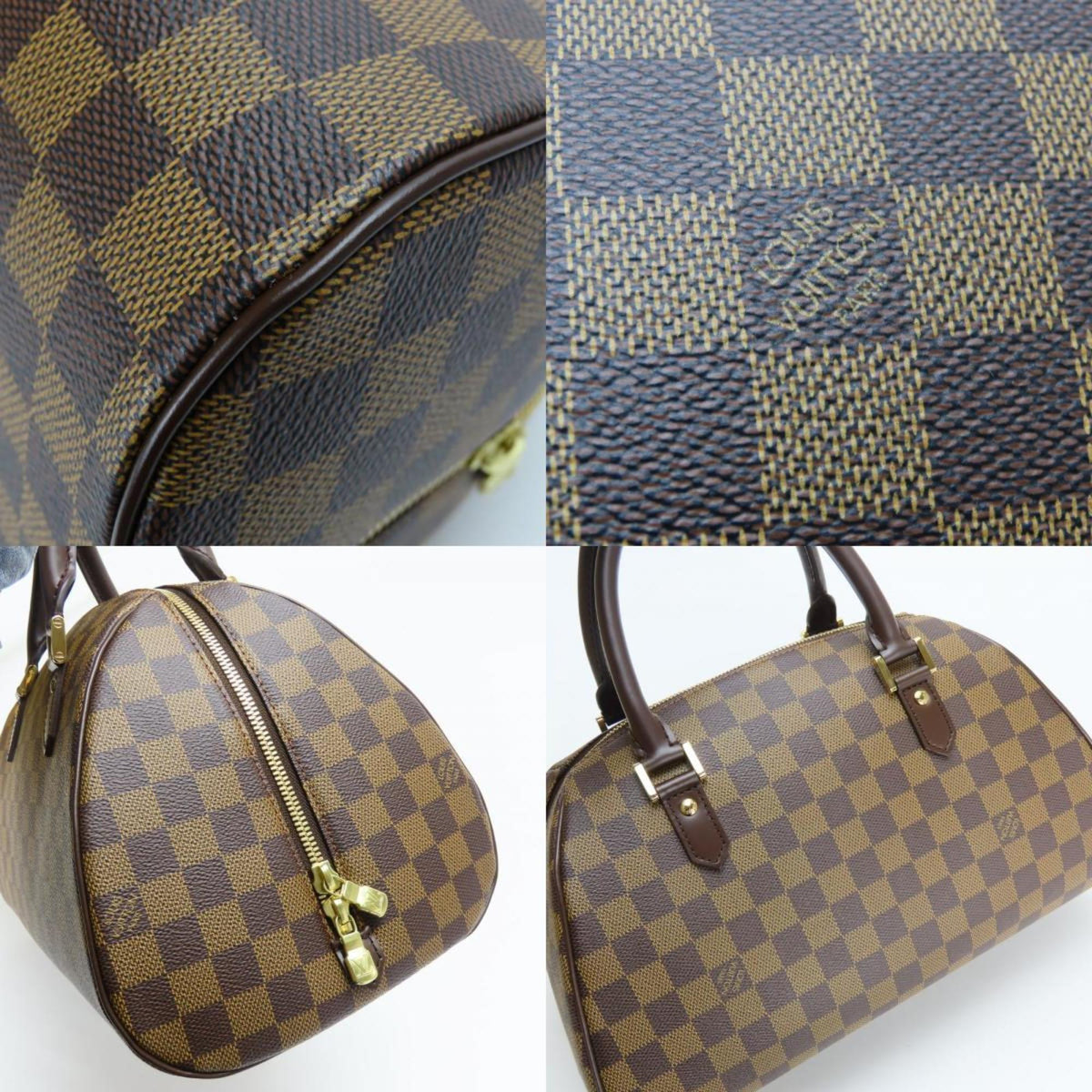 Louis Vuitton Brown Ebene Damier Canvas Handbag (Pre-Owned)