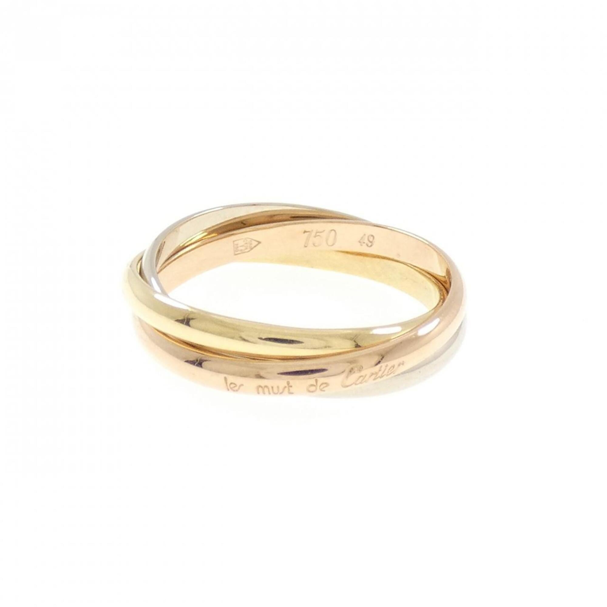Cartier Yellow Gold (18K) Pink Gold (18K) White Gold (18K) Band Ring (Pre-Owned)