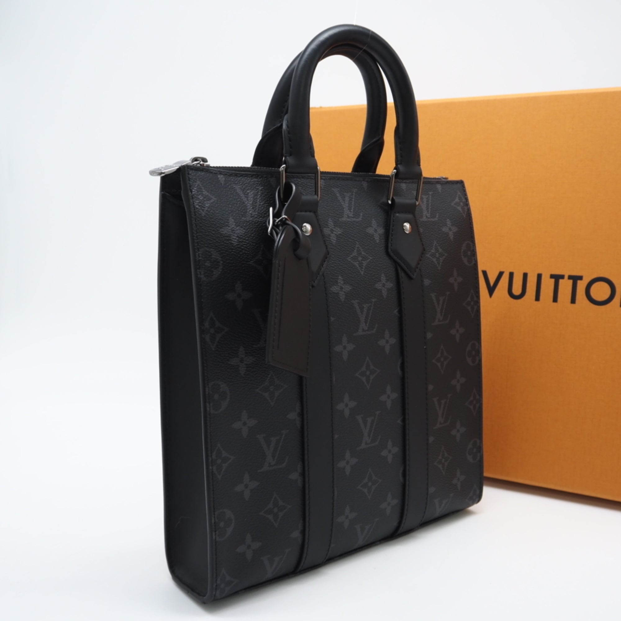 Louis Vuitton Black Gray Monogram Eclipse Monogram Eclipse Handbag (Pre-Owned)