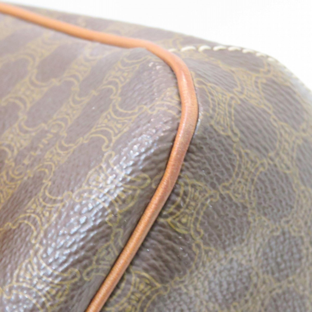Celine Brown Pvc Leather Shoulder Bag (Pre-Owned)