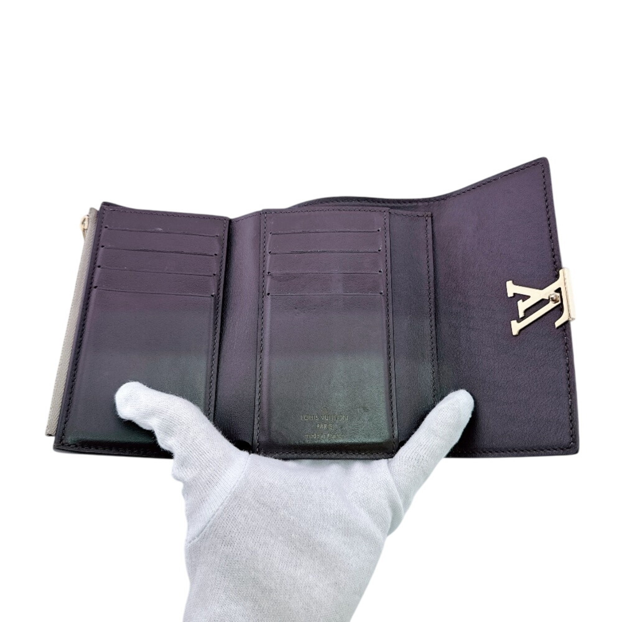 Louis Vuitton Beige Wallet (Tri-Fold) (Pre-Owned)
