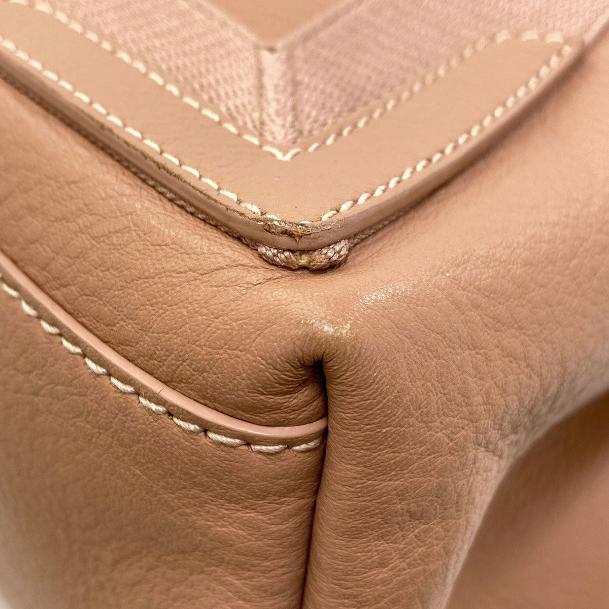 Balenciaga Brown Leather Handbag Pouch (Pre-Owned)