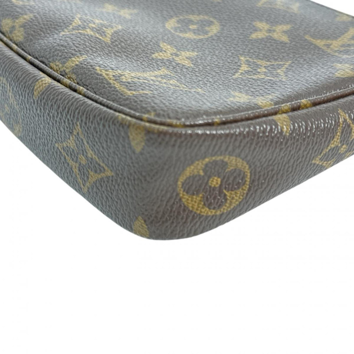 Louis Vuitton Brown Monogram Canvas Pochette Pouch (Pre-Owned)