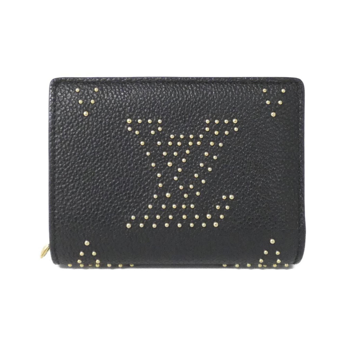 Louis Vuitton Black Leather Wallet (Bi-Fold) (Pre-Owned)