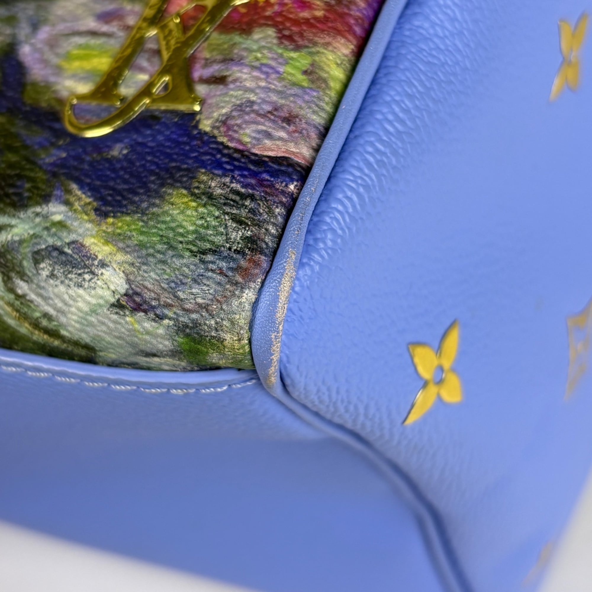 Louis Vuitton Multi-Color Leather Boston Bag Handbag (Pre-Owned)