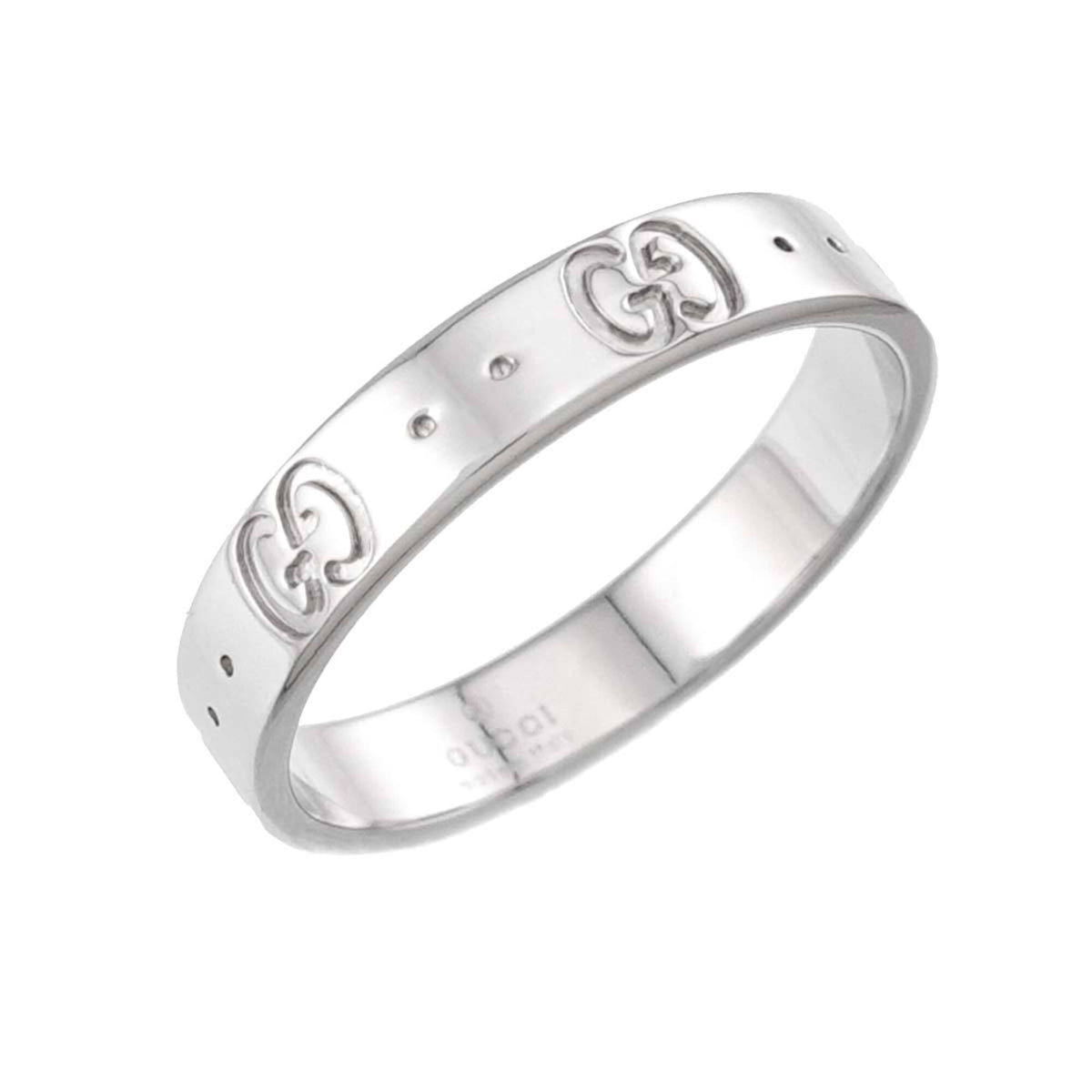 Gucci White Gold (18K) Band Ring (Pre-Owned)