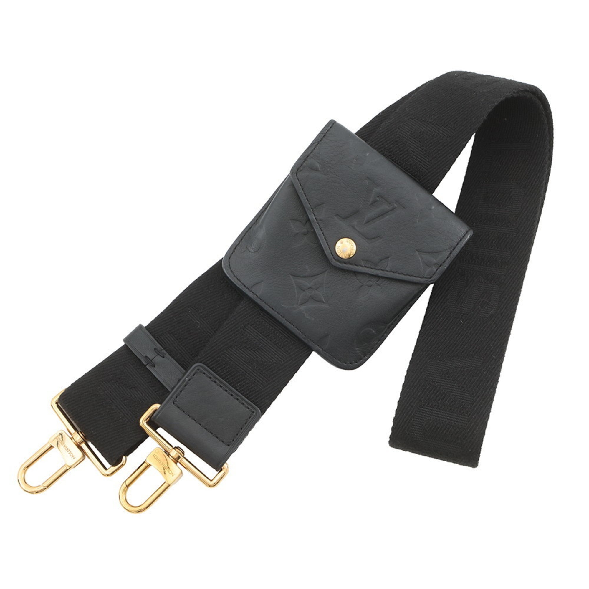 Louis Vuitton Black Monogram Noir Monogram Leather Handbag Shoulder Bag (Pre-Owned)